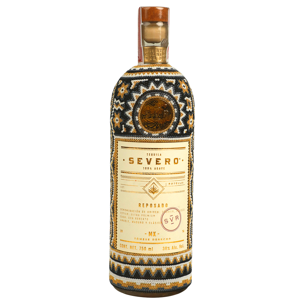 Tequila Severo Reposado de 750 ml Edición Arte Huichol