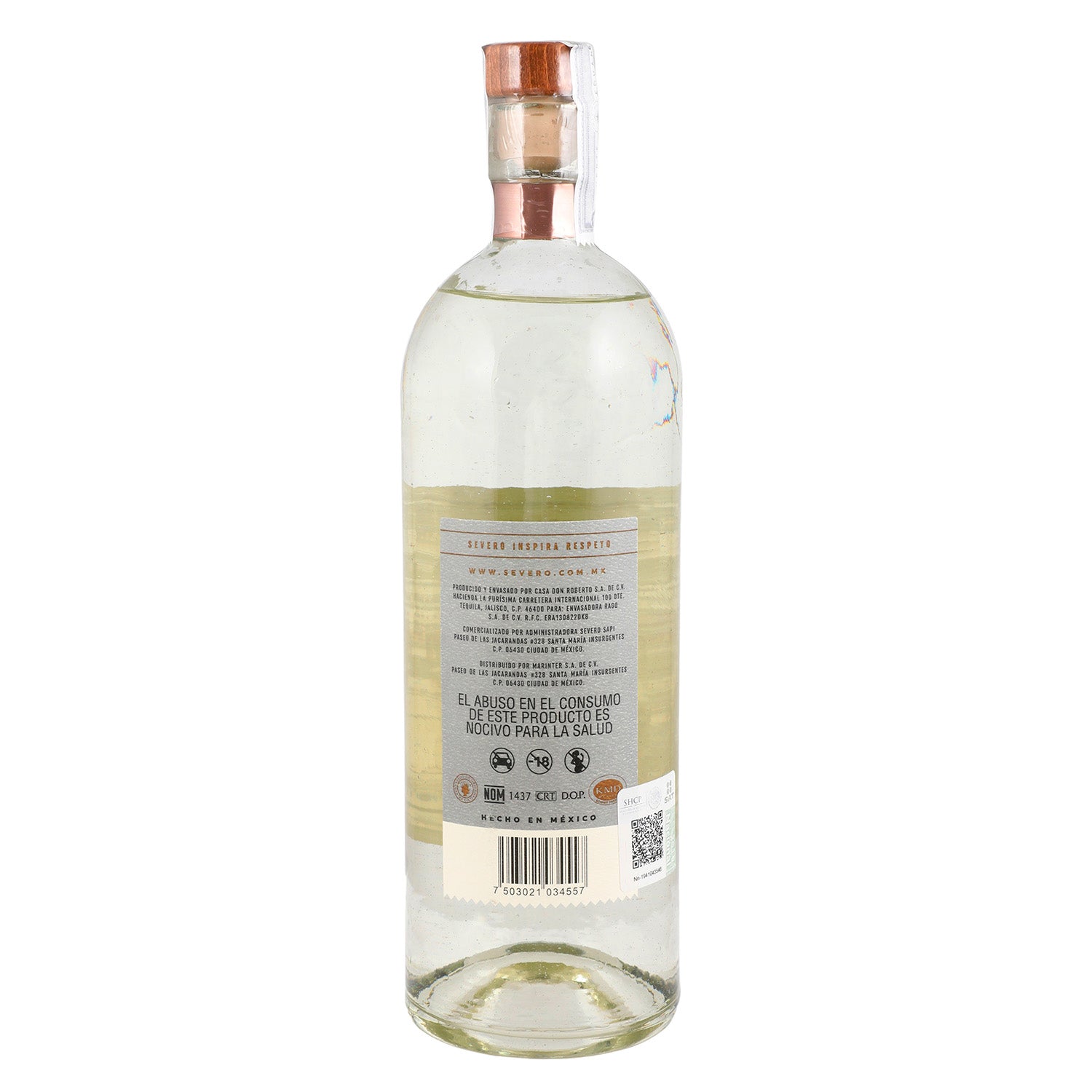 Tequila - Severo Cristalino - 750 ml