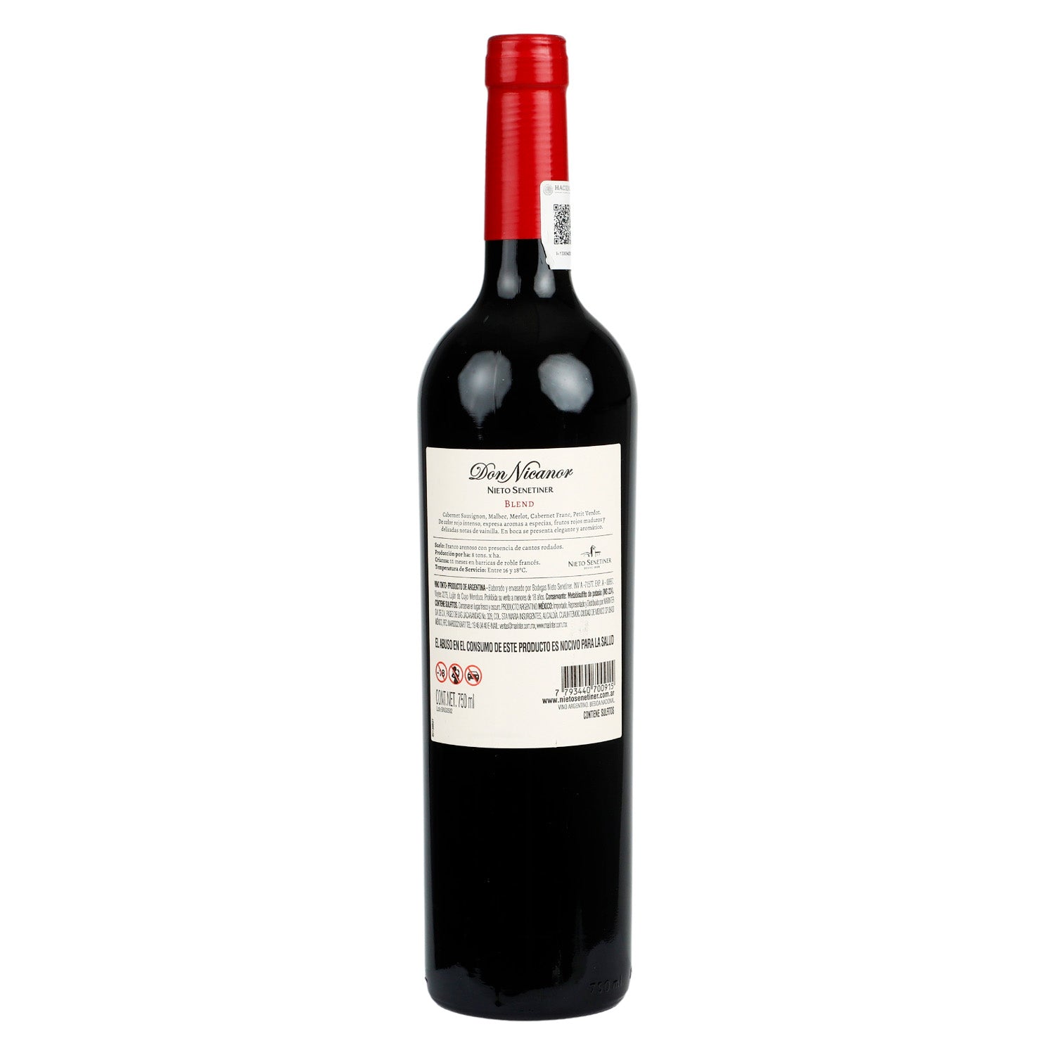 Vino Tinto Español Pata Negra Valdepeñas Tempranillo Cabernet 750ml