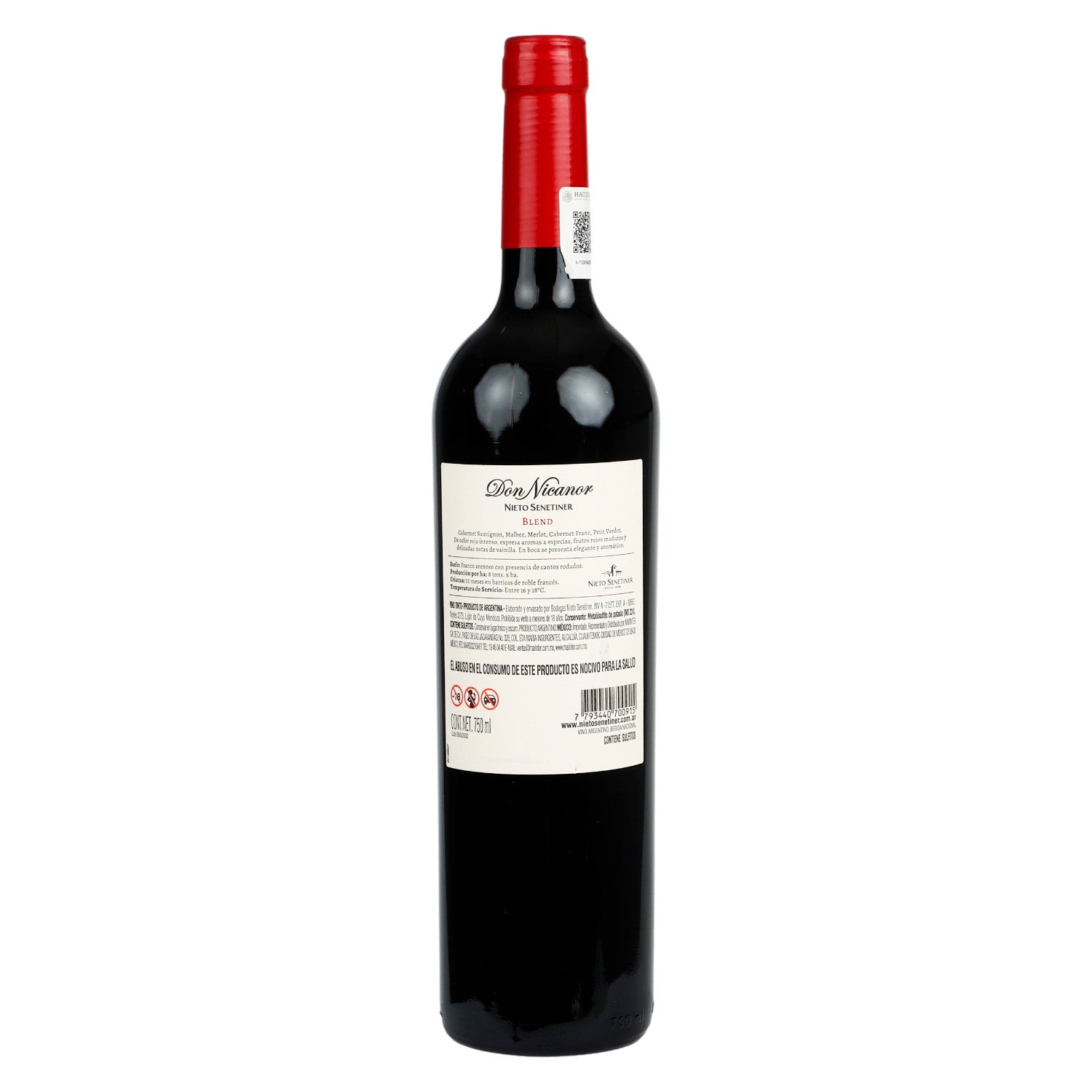 Vino Tinto - Don Nicanor Nieto Senetiner - Blend de 750 ml - Argentina