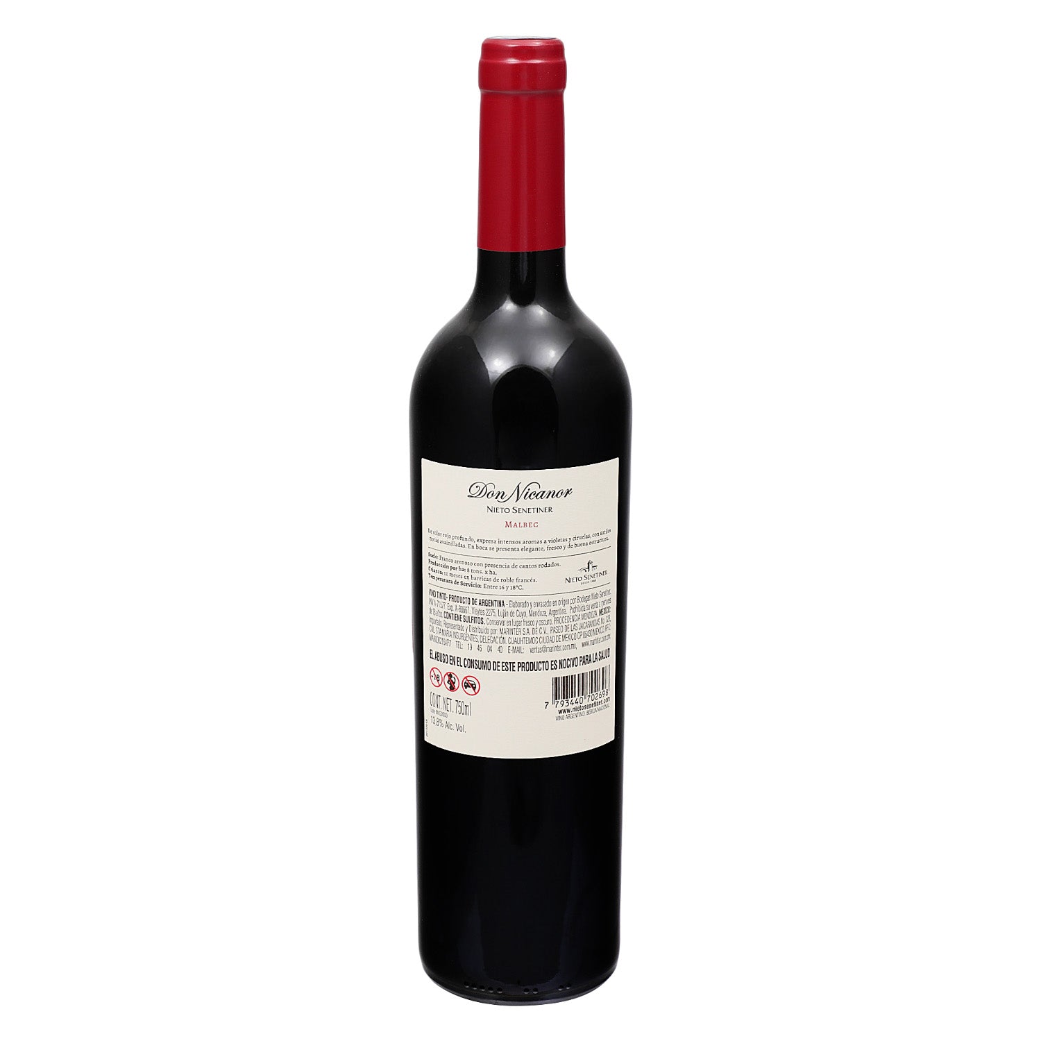 Vino Tinto - Don Nicanor Nieto Senetiner Malbec - 750 ml