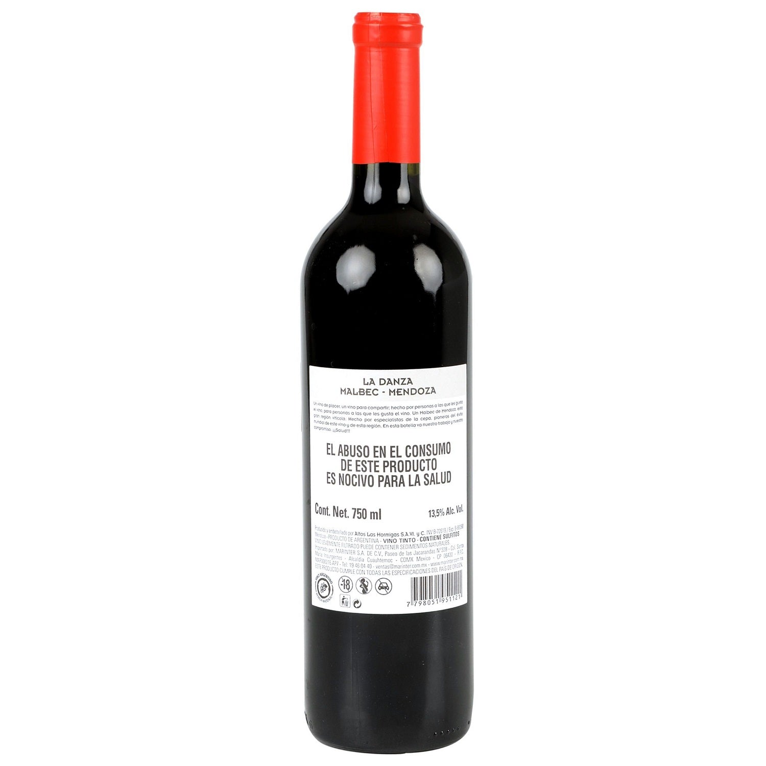 Vino Tinto - La Danza de Altos Las Hormigas de 750 ml