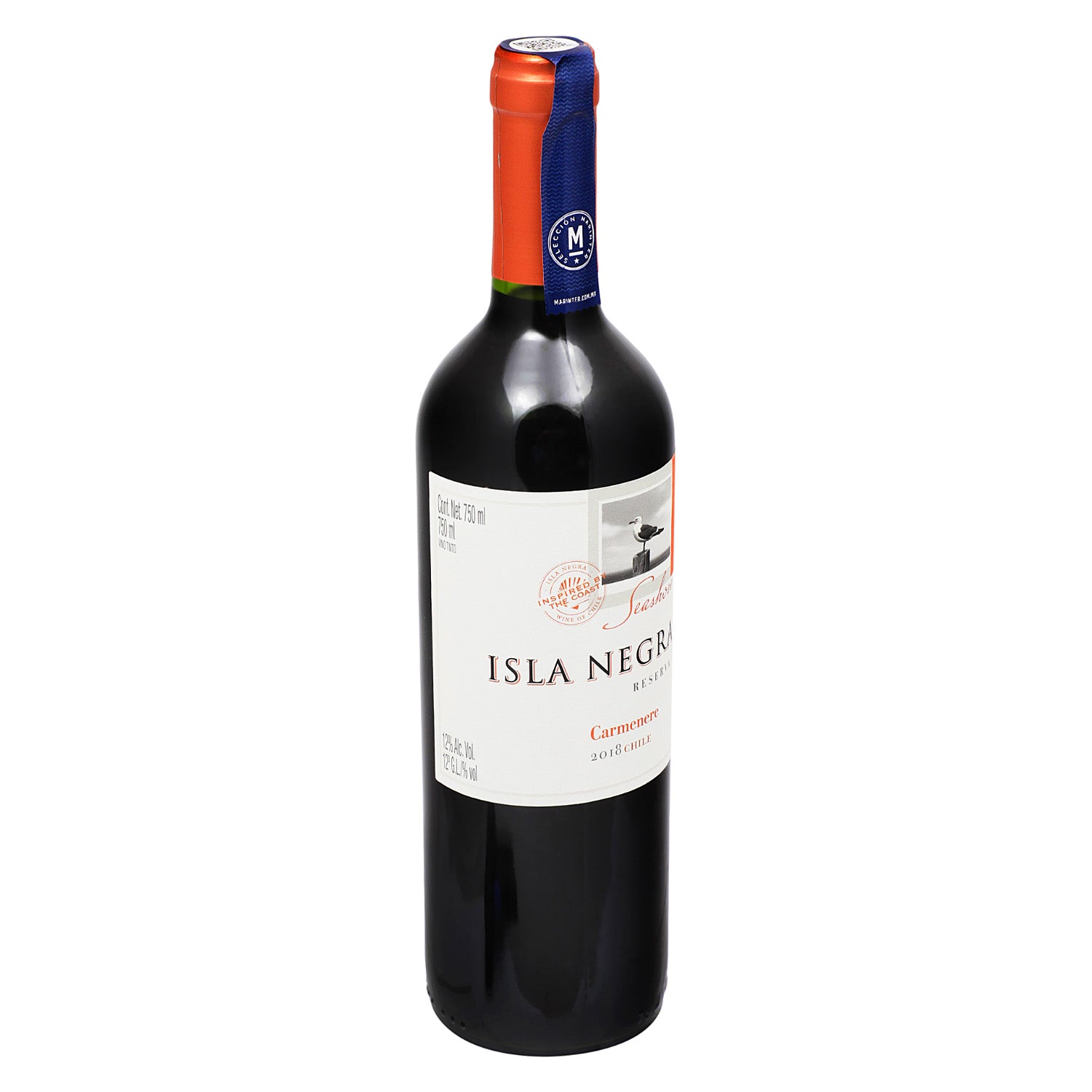 Vino Tinto - Isla Negra Carmenere - 750ml - Chile