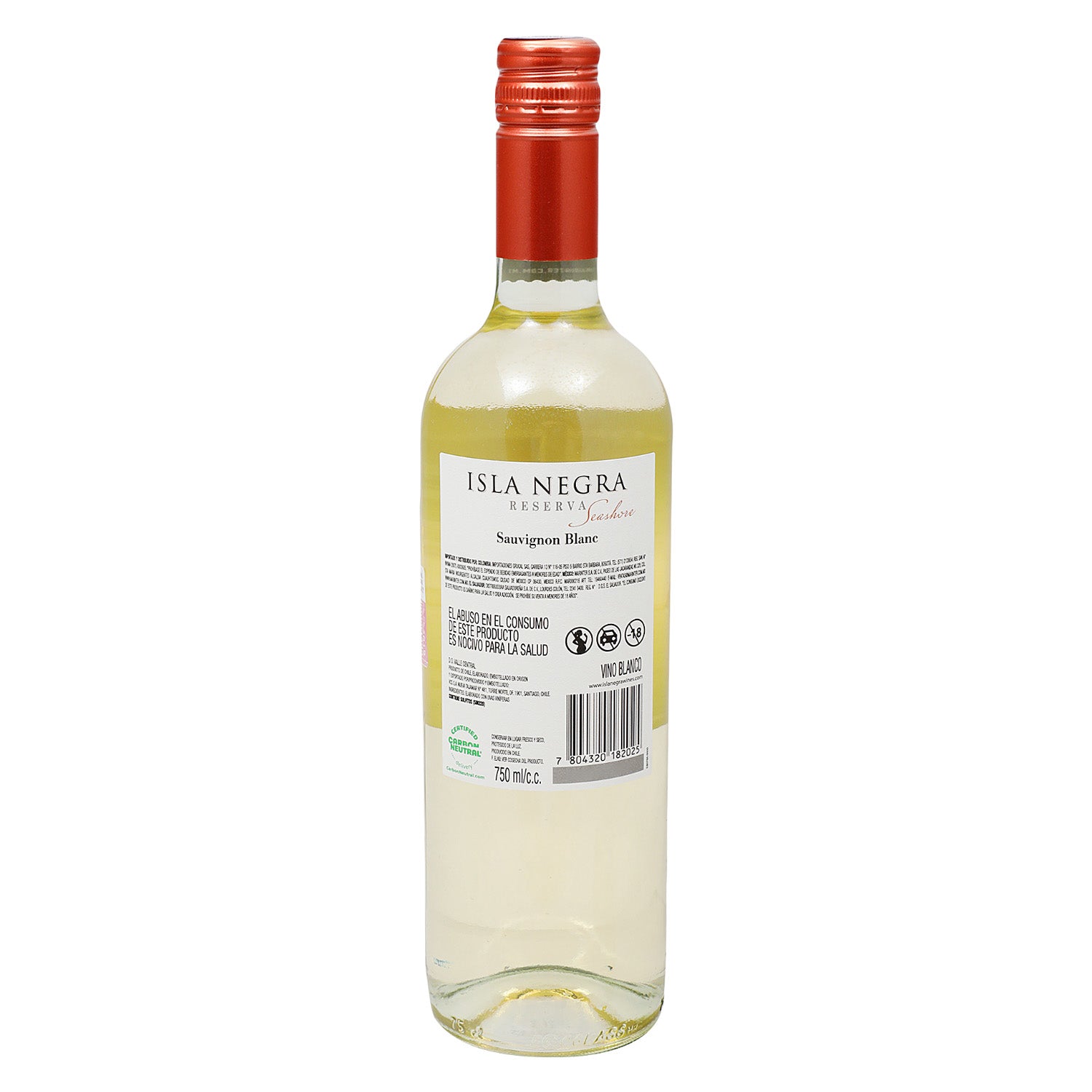Vino Blanco - Isla Negra Sauvignon Blanc - 750 ml - Chile