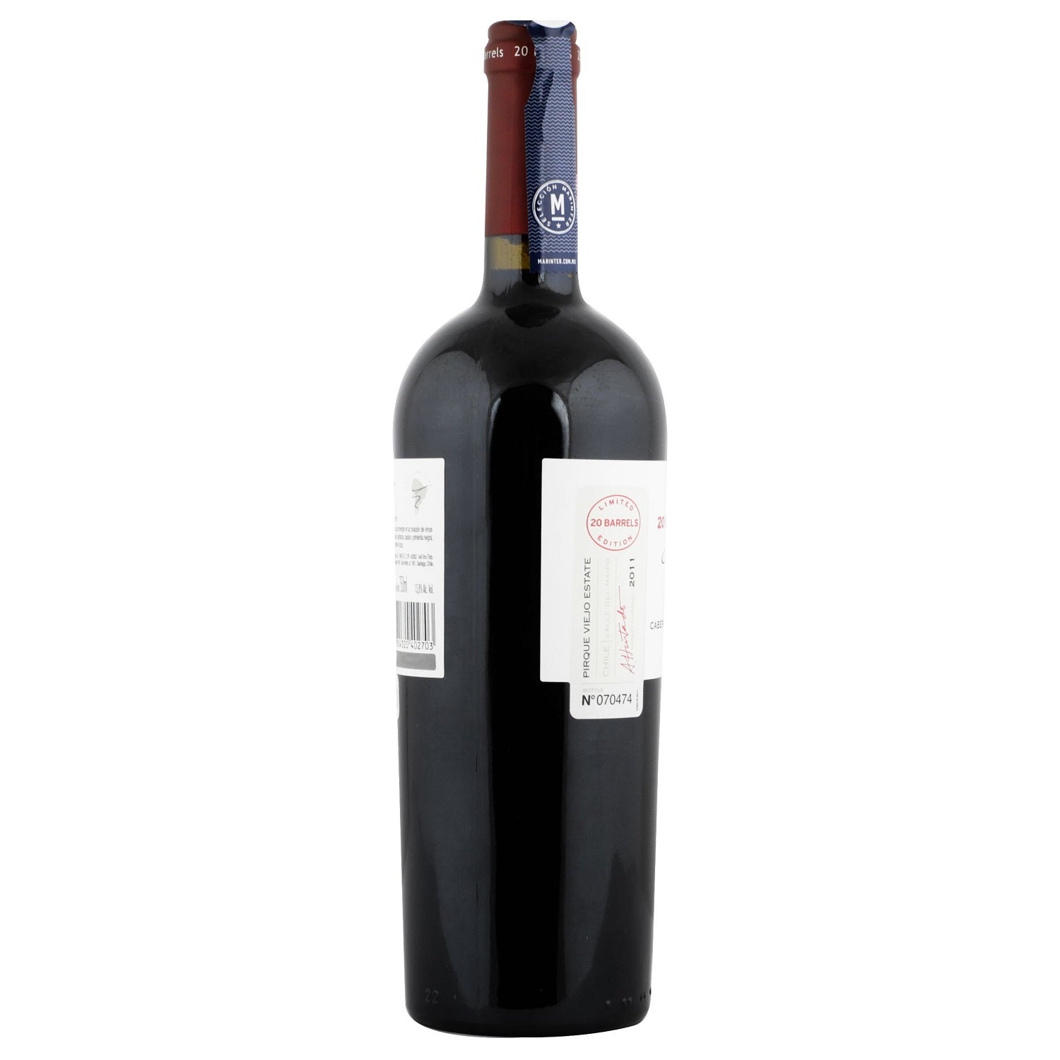 Vino Tinto 2020 Barrels Cabernet Sauvignon de 750 ml