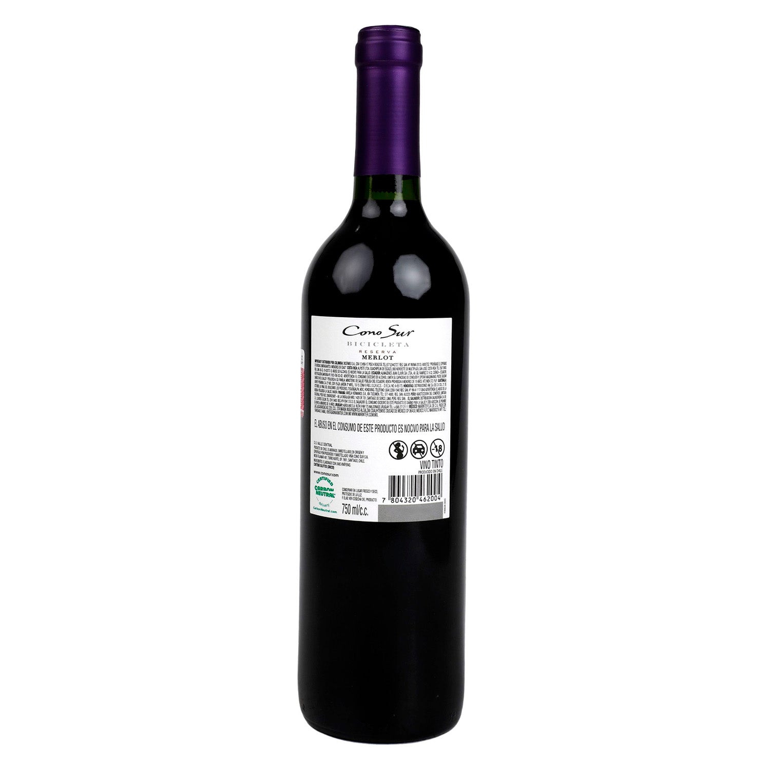 Vino Tinto - Cono Sur Bicicleta Merlot - 750 ml