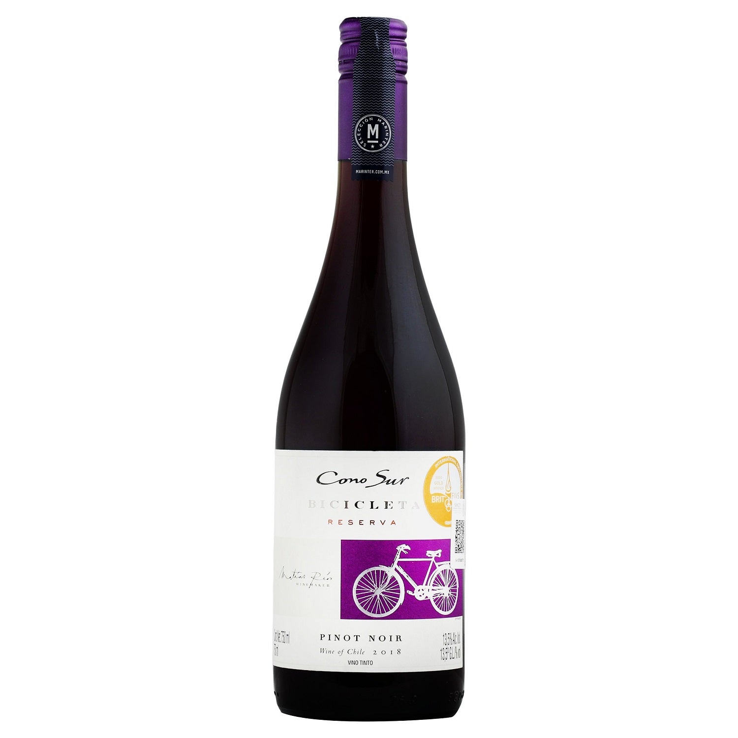 Vino Tinto - Cono Sur Bicicleta Pinot Noir - 750 ml - Chile