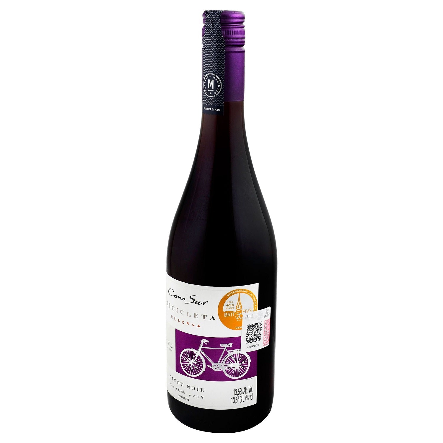 Vino Tinto - Cono Sur Bicicleta Pinot Noir - 750 ml - Chile