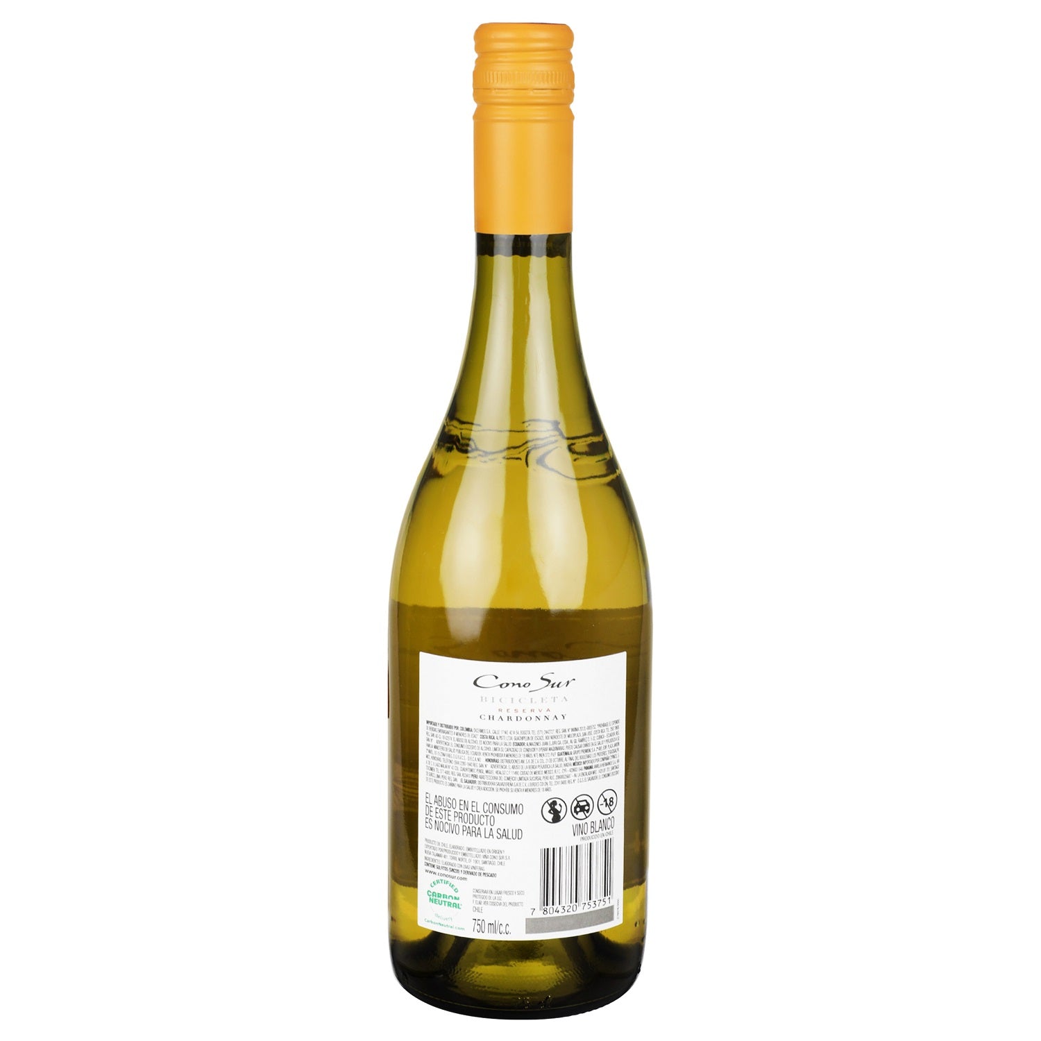 Vino Blanco - Cono Sur Bicicleta Chardonay - 750 ml