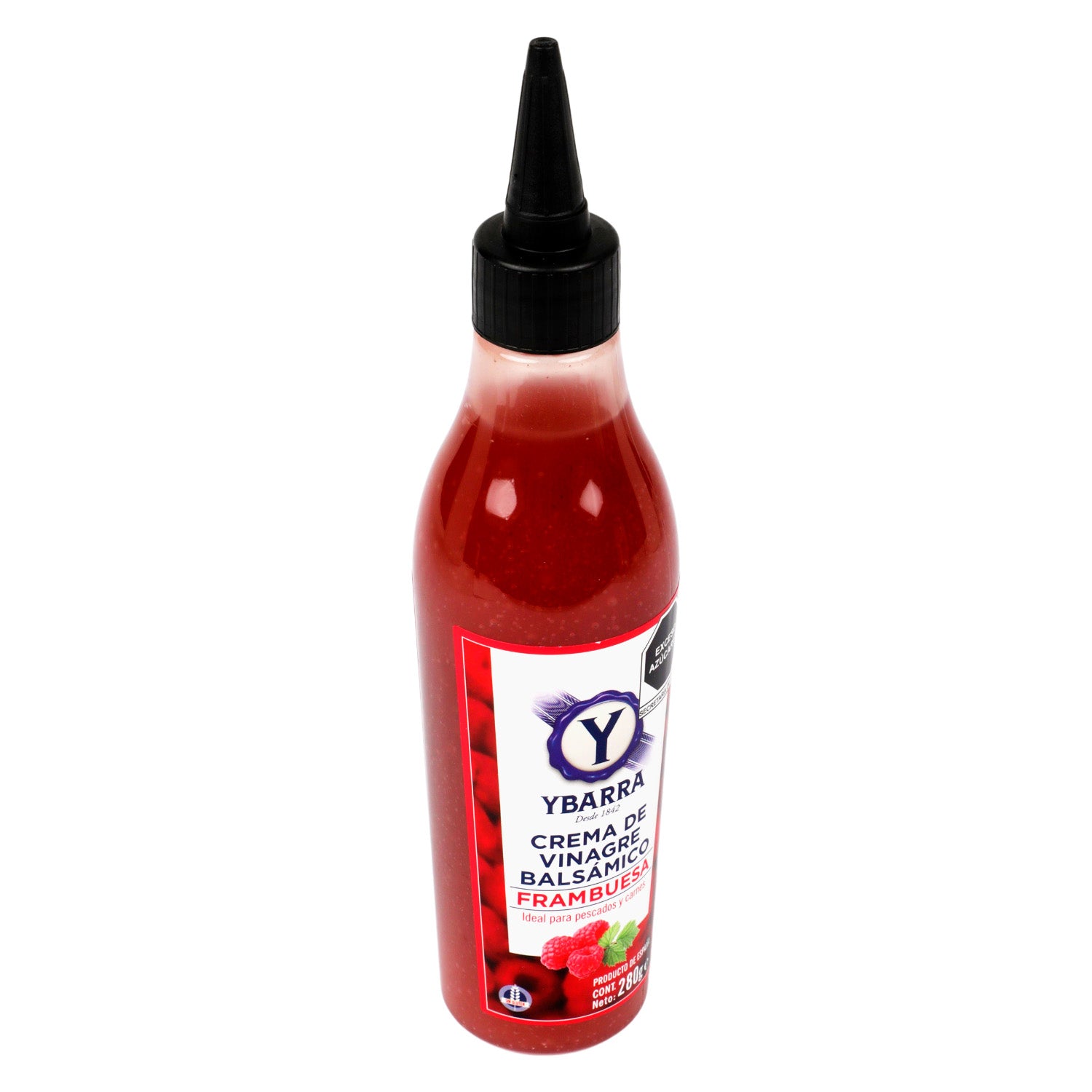 Crema de vinagre balsámico Ybarra frambuesa de 280 g - España