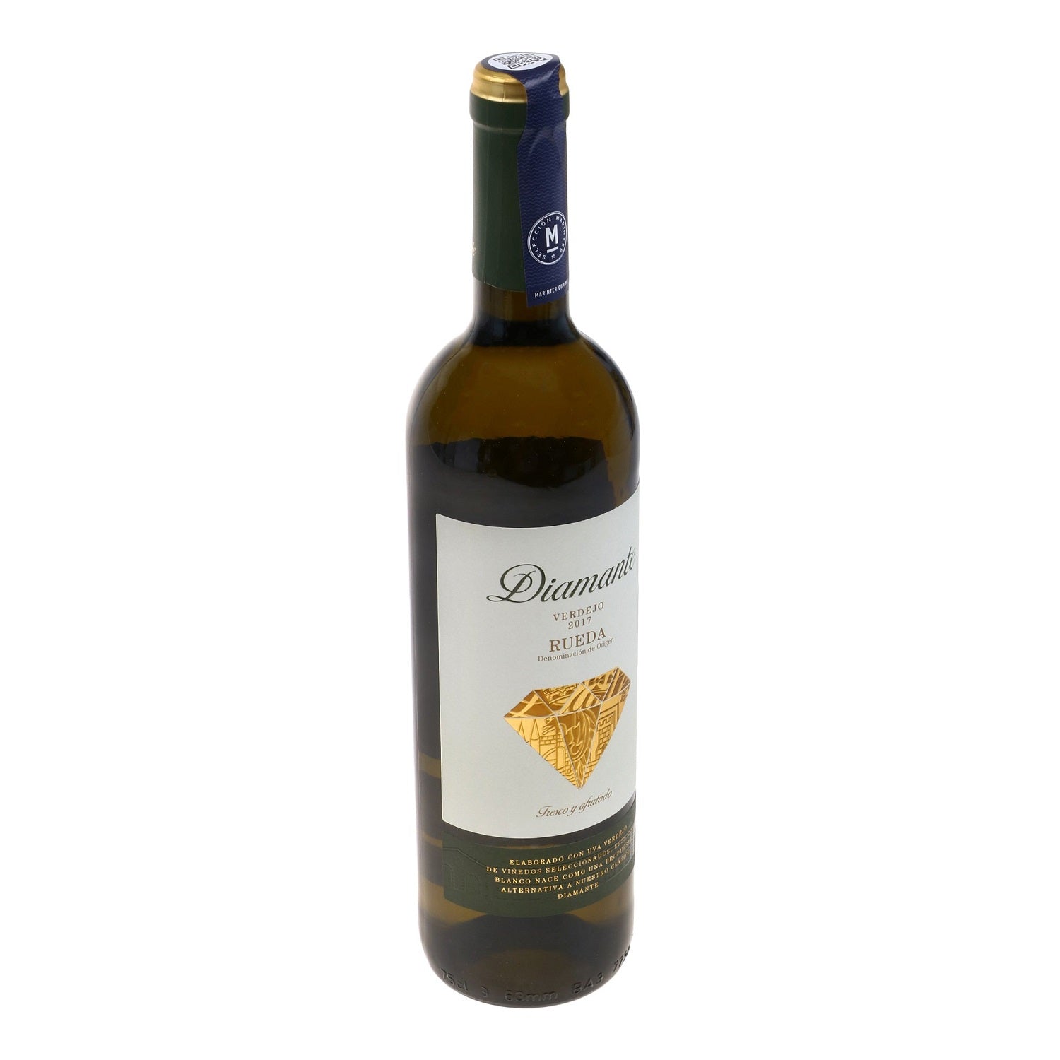 Vino blanco Diamante Rueda Verdejo de 750 ml - España