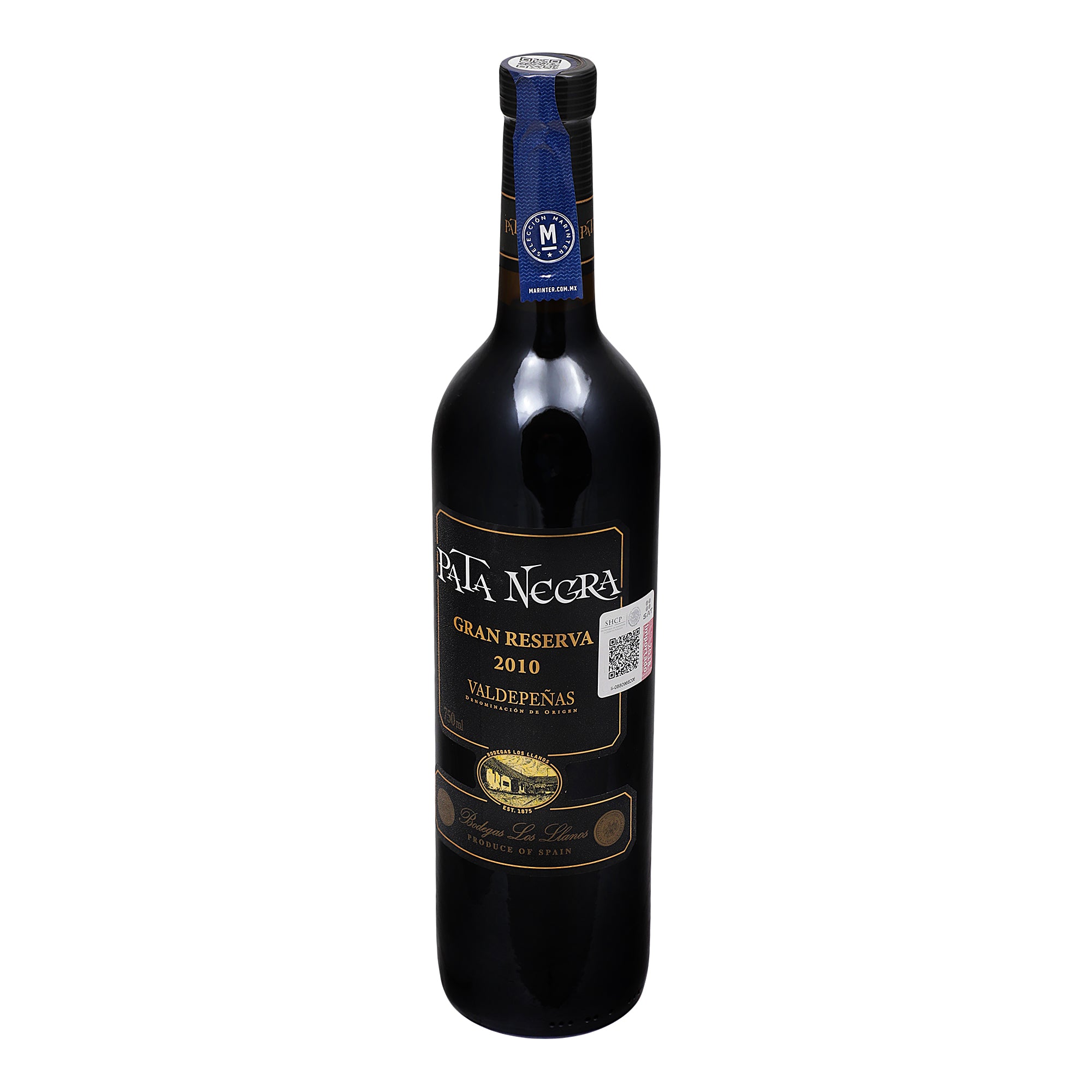 Vino tinto - Pata Negra Valdepeñas Gran Reserva 750 ml - España