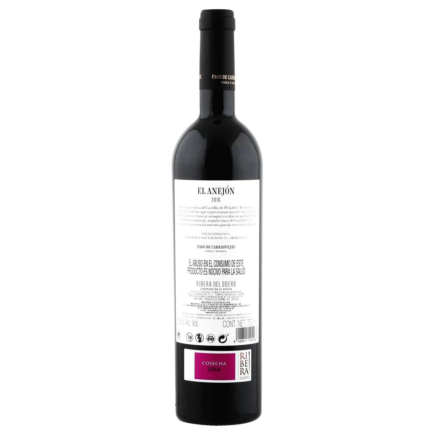 Vino Tinto - El Anejon 2016 - 750 ml - España