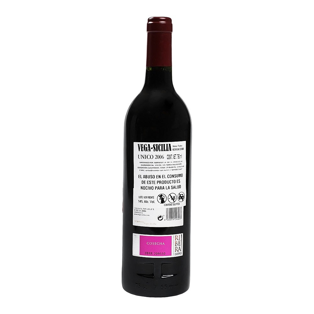 Vino tinto - Vega Sicilia Unico 2006 - 750 ml - España