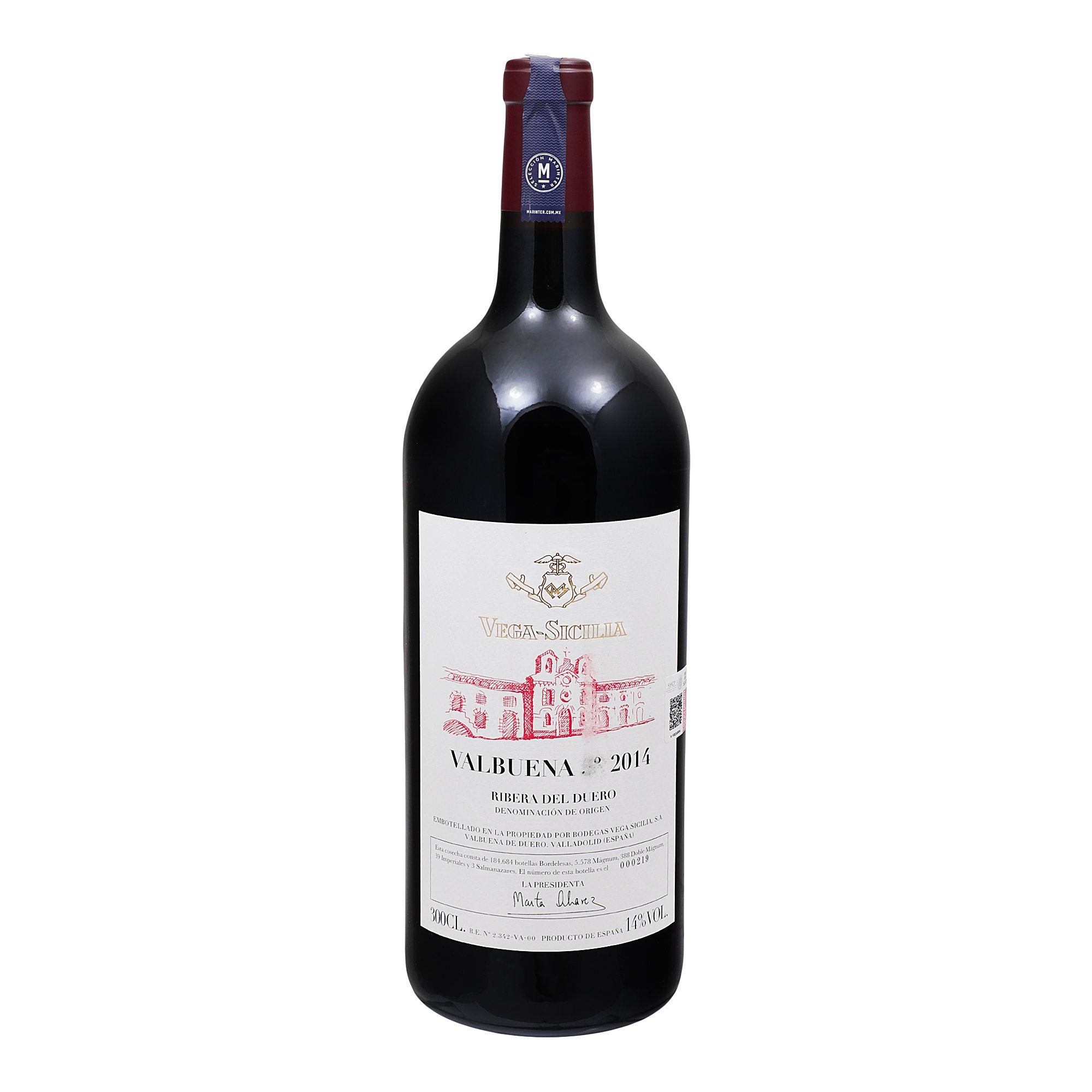 Vino Tinto - Vega Sicilia - Valbuena 5° - 2014 de 3 L