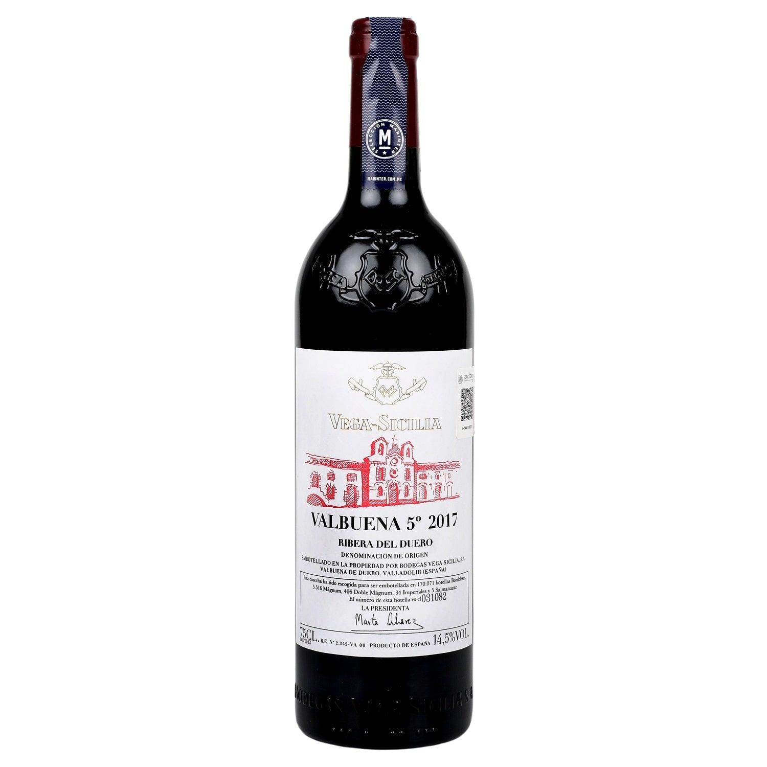Vino Tinto - Vega Sicilia Valbuena 5° 2018 - 750 ml - España