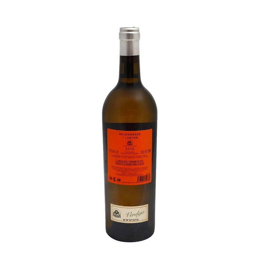 Vino Blanco - Belondrade y Lurton 2016 -  750 ml - España