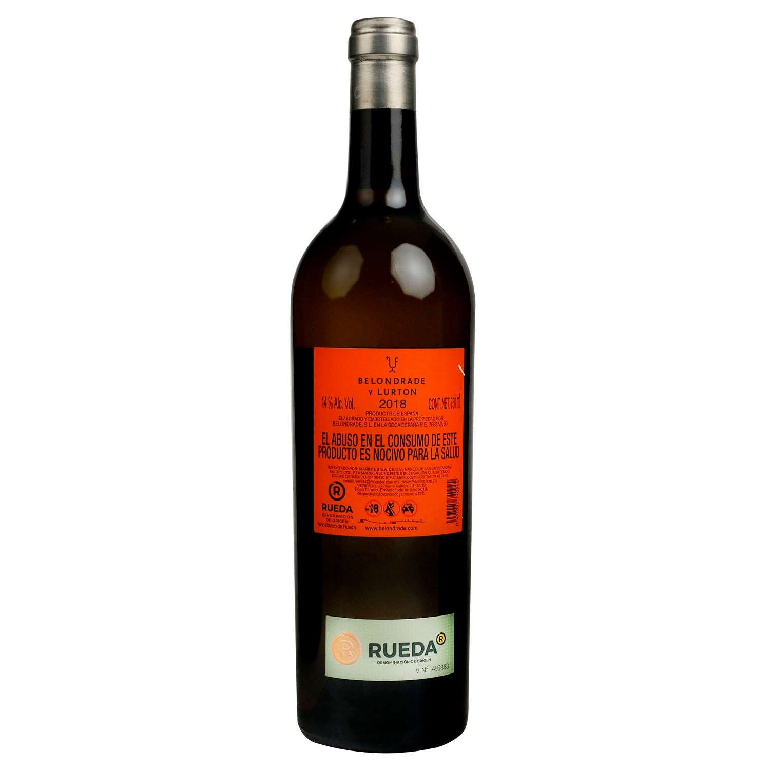 Vino Blanco - Belondrade y Lurton 2018 - 750 ml
