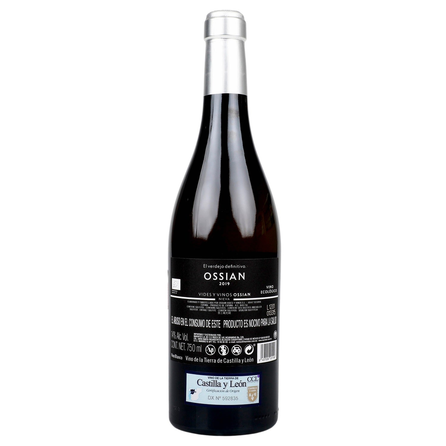 Vino Blanco Ossian 2019 de 750 ml