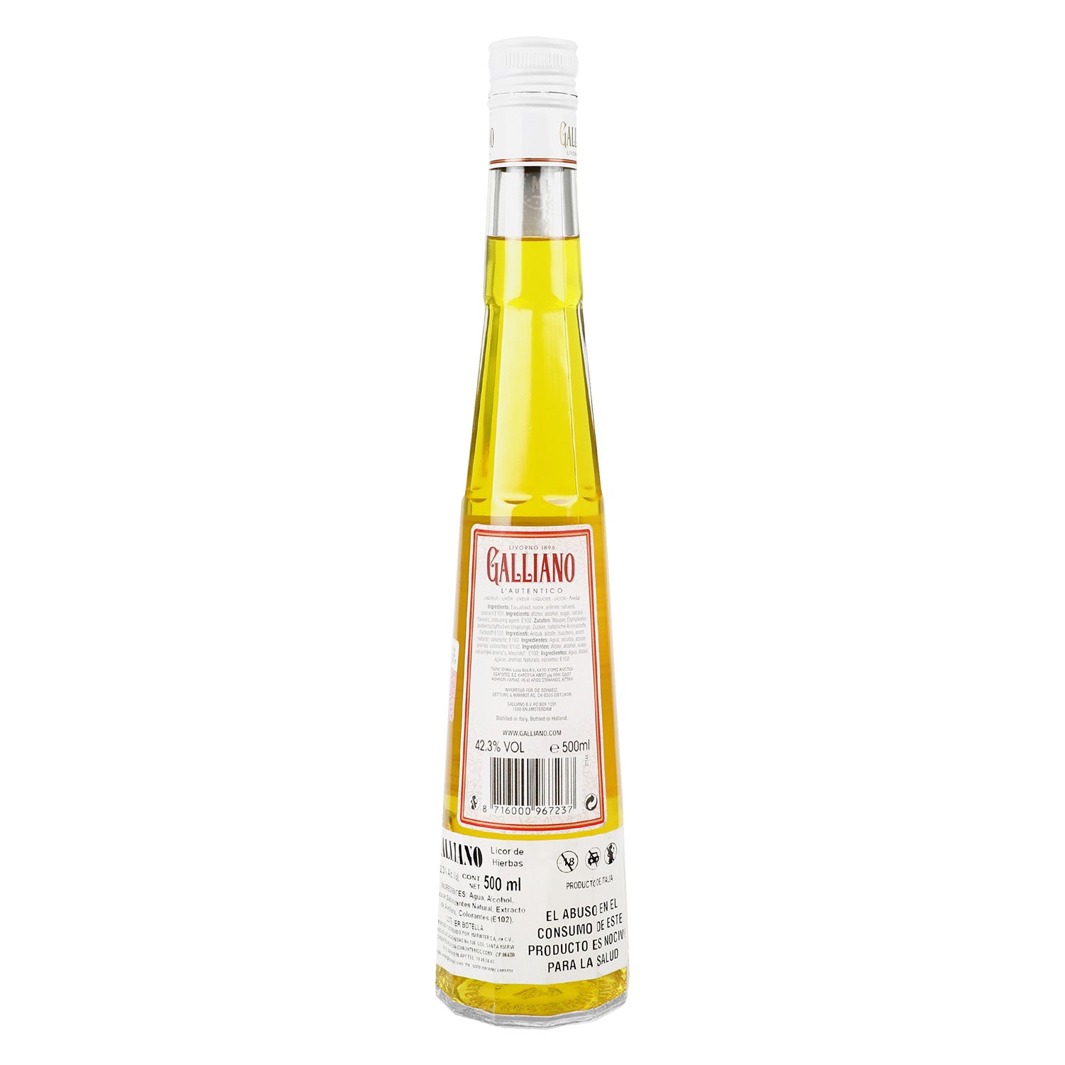 Licor - Hierbas Galliano Autentico - 500 ml