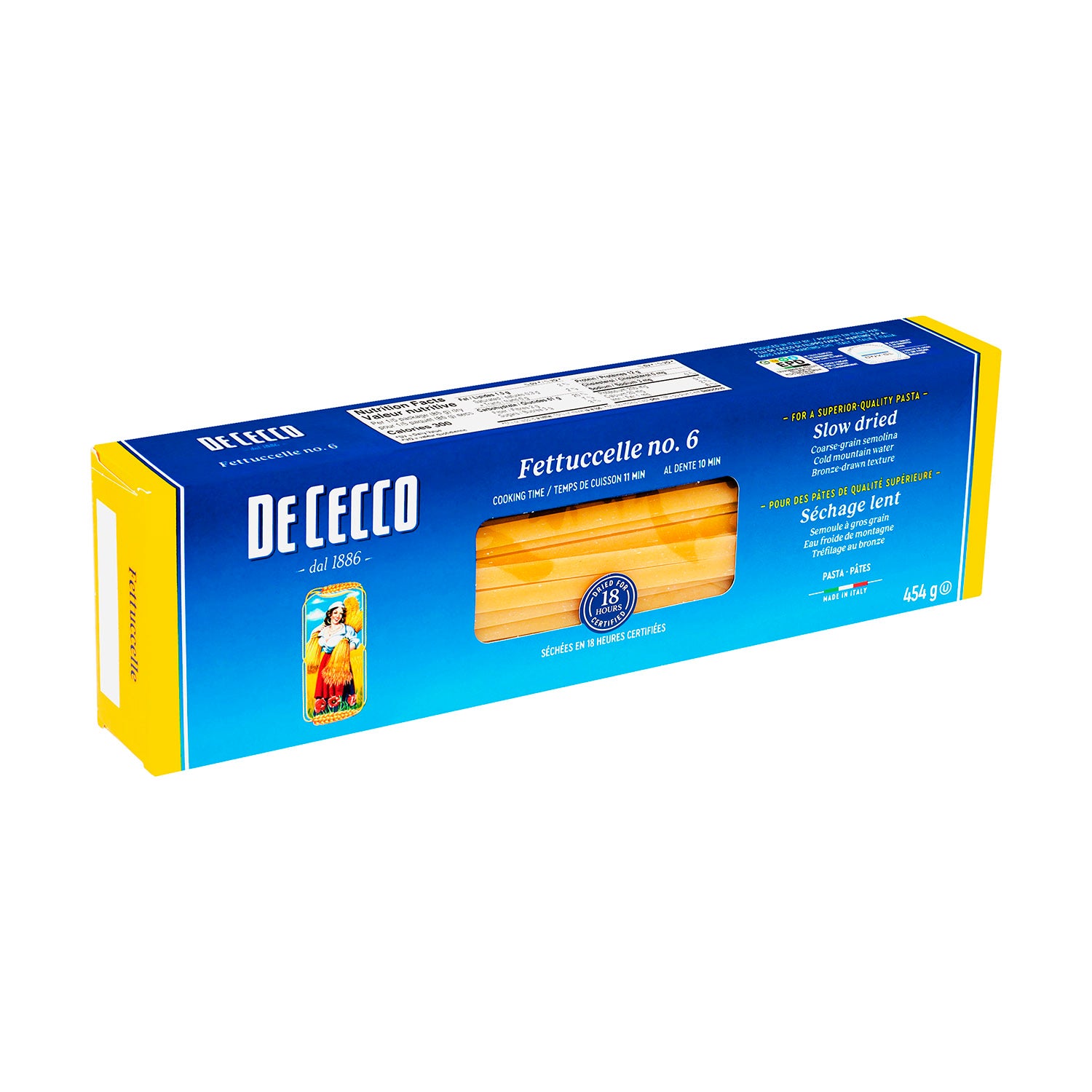 Pasta - De Cecco Fettuccelle De Sémola -  454 gr
