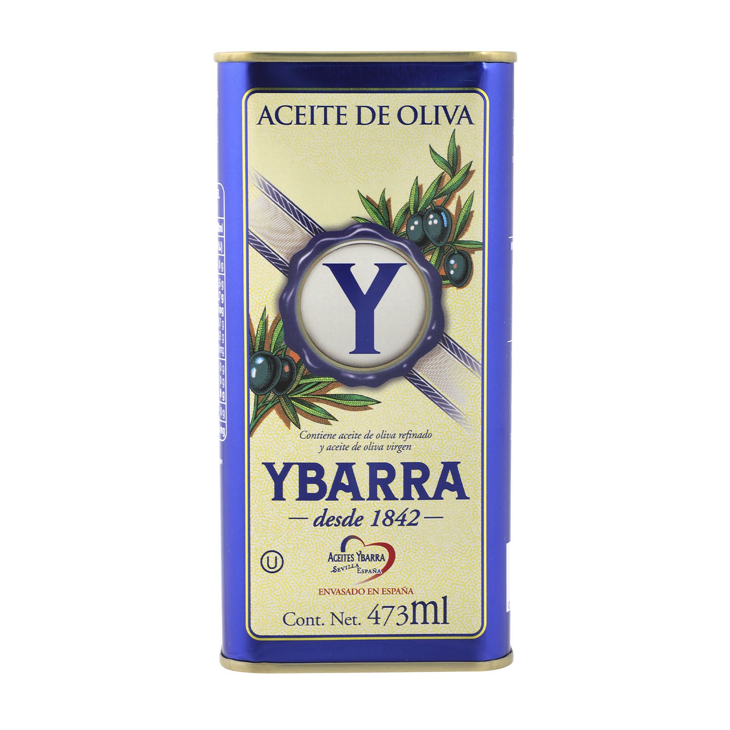 Aceite de Oliva - YBarra Lata - 473 ml