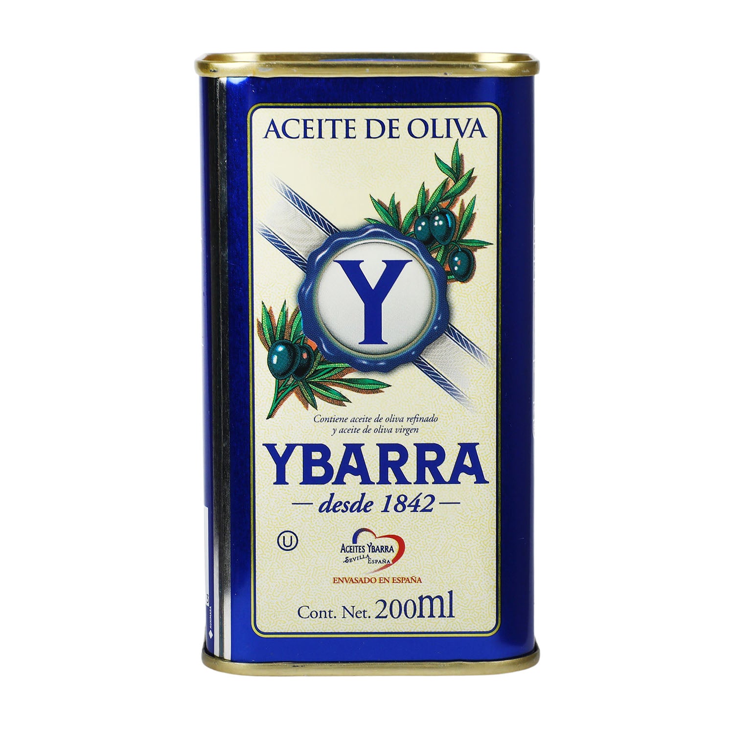 Aceite de Oliva - YBarra Lata - 200 ml - España