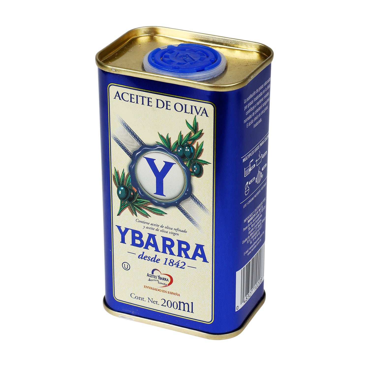 Aceite de Oliva - YBarra Lata - 200 ml - España