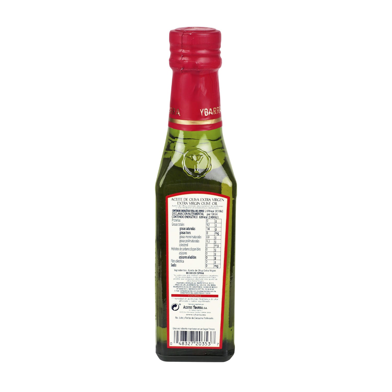 Aceite de Oliva - YBarra Extra Virgen Selec Aromático - 250 ml - España