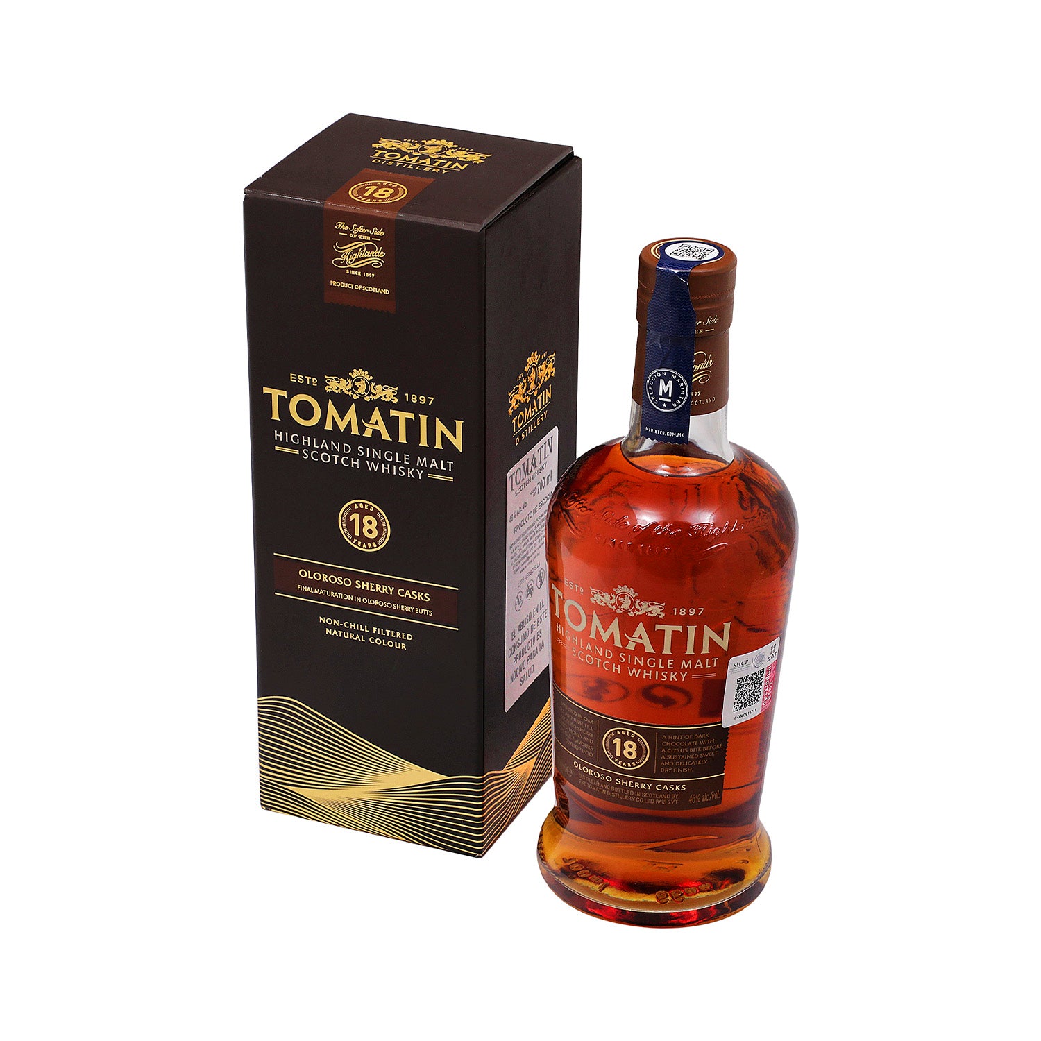 Whisky - Tomatin 18 años - 700 ml