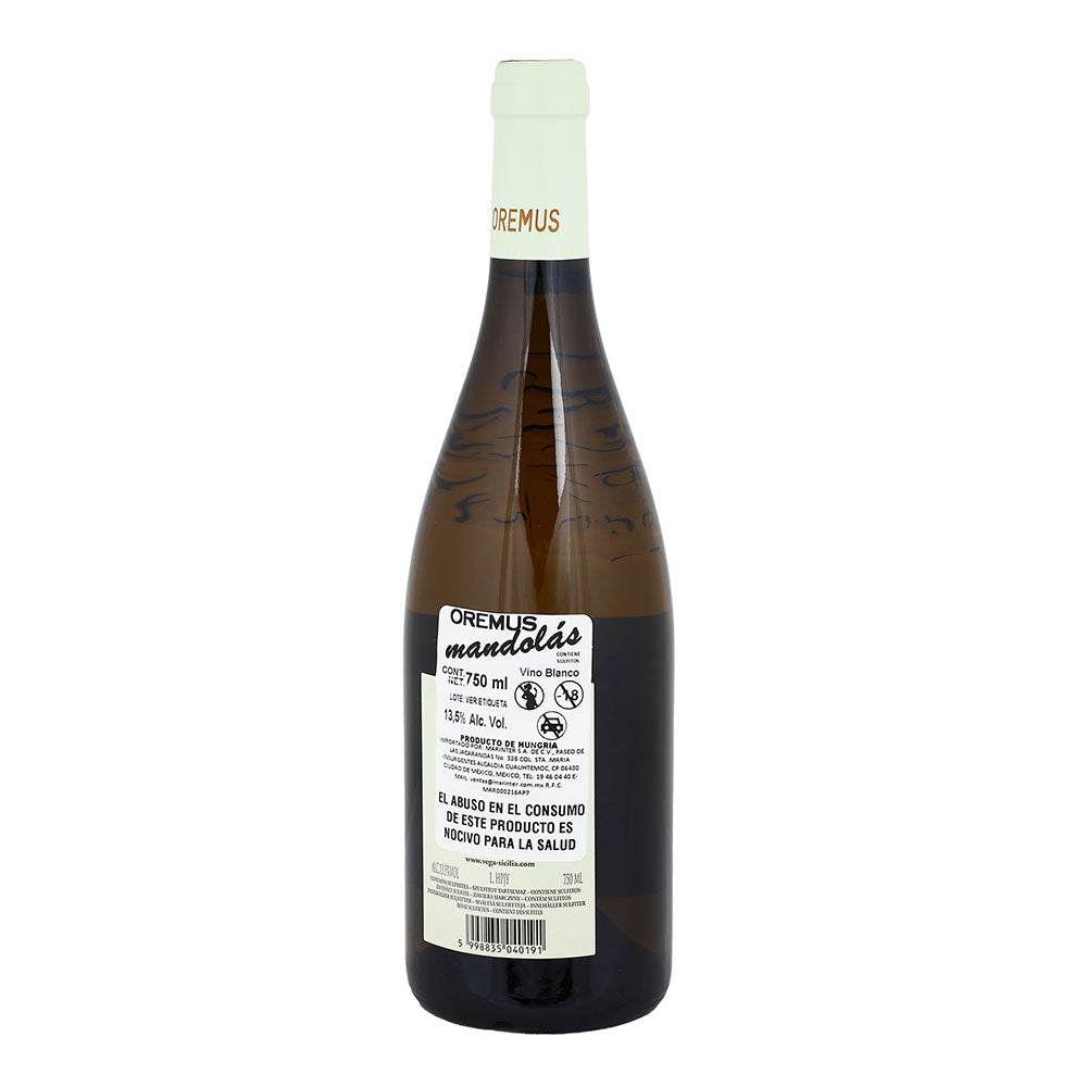 Vino Blanco Oremus Tokaji Mandolas 2019 de 750 ml -Hungría