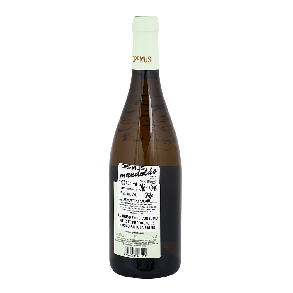 Vino Blanco Oremus Tokaji Mandolas 2019 de 750 ml