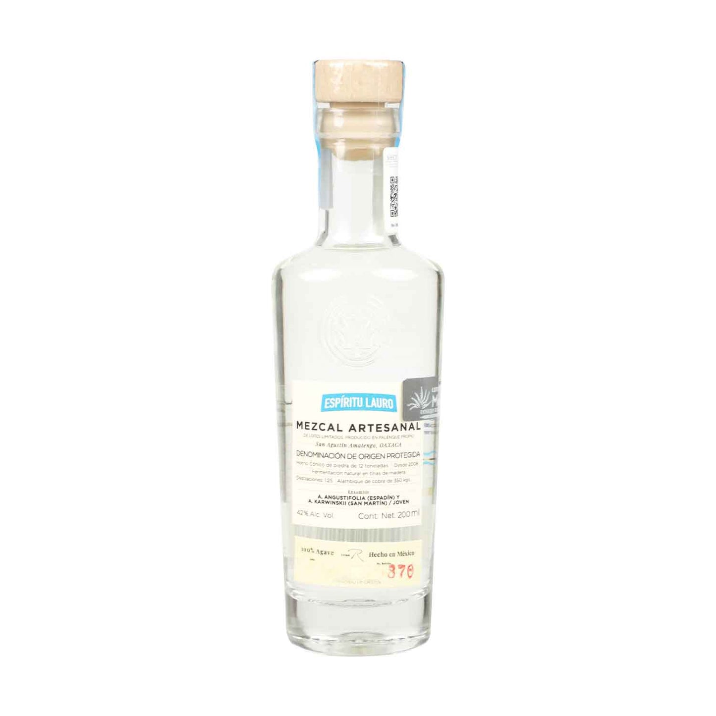 Mezcal - Espiritu Lauro Joven - 200 ml - México