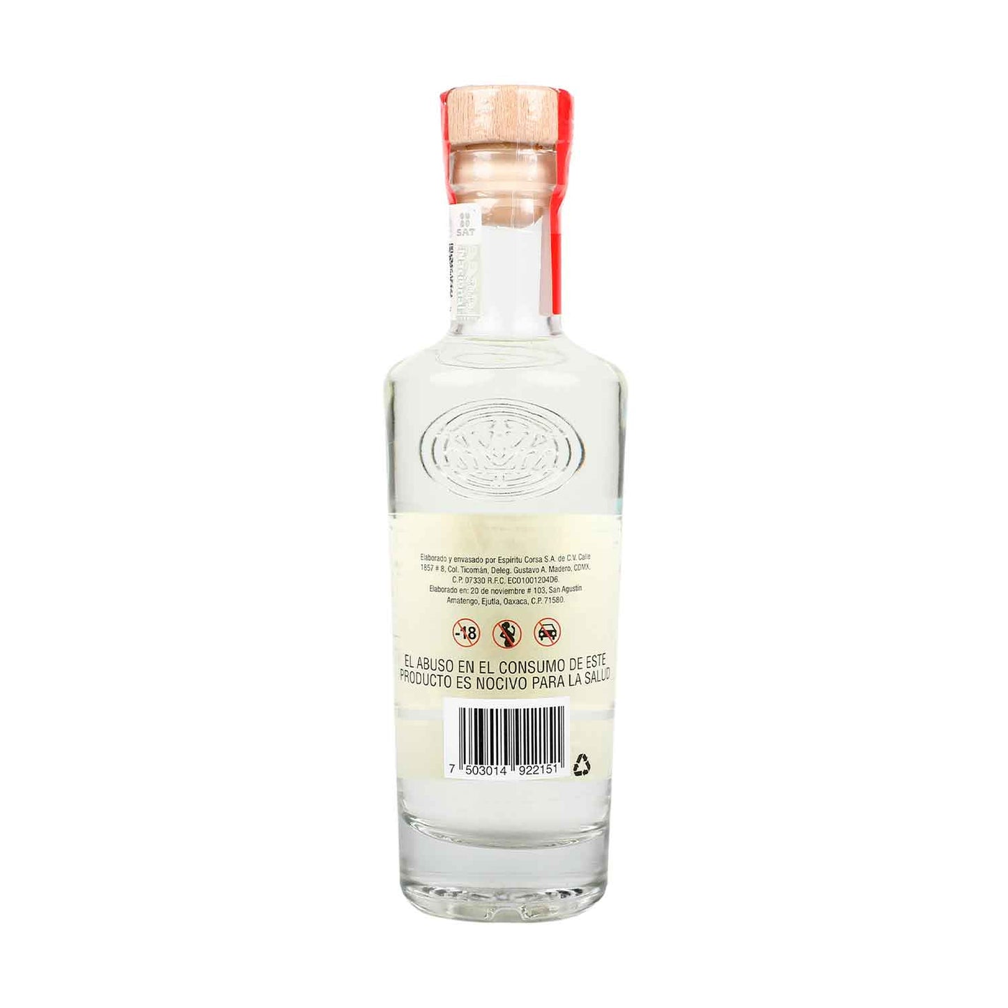 Mezcal Espíritu Lauro Silvestre Tobala de 200 ml - México