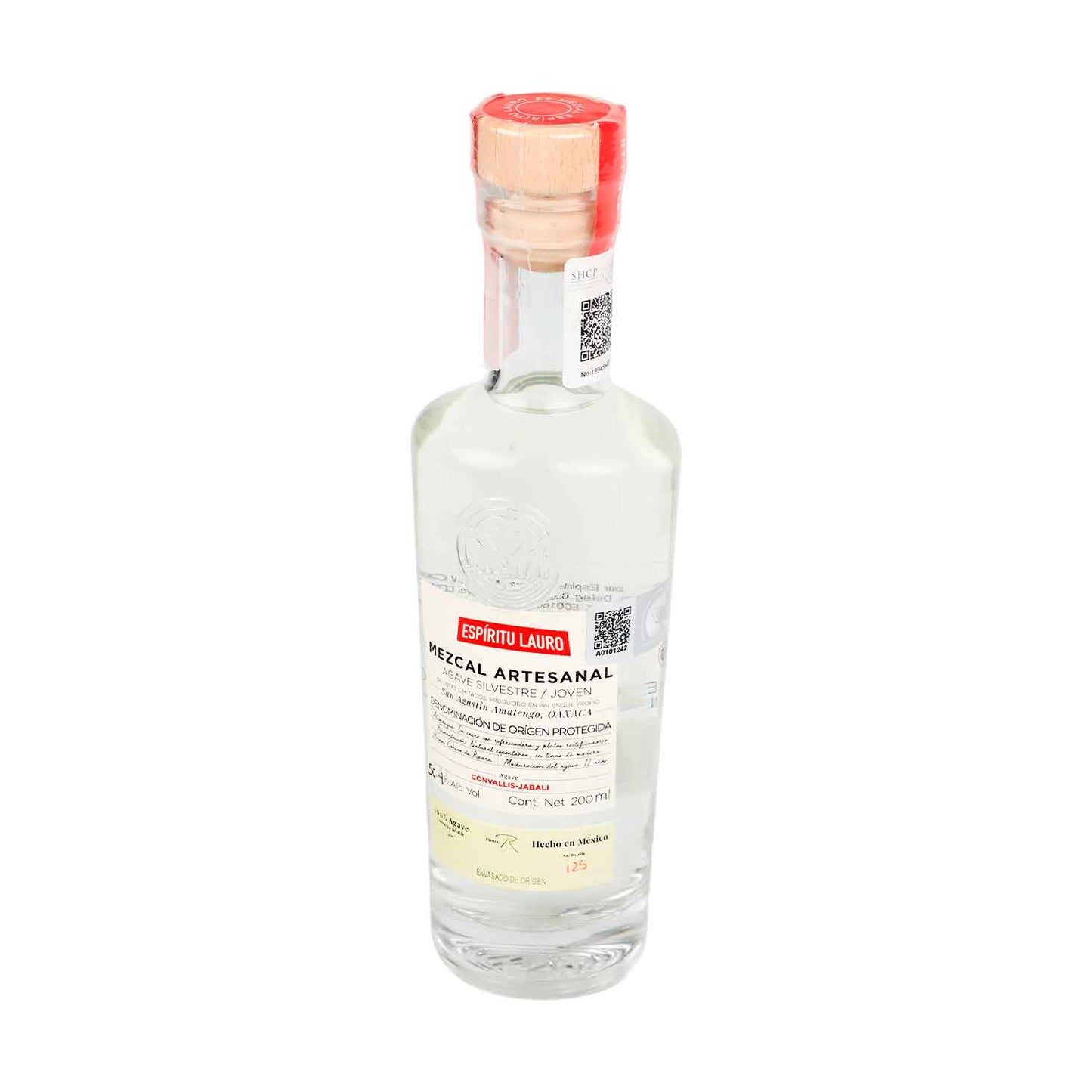 Mezcal Espíritu Lauro Silvestre Jabalin de 200 ml - México