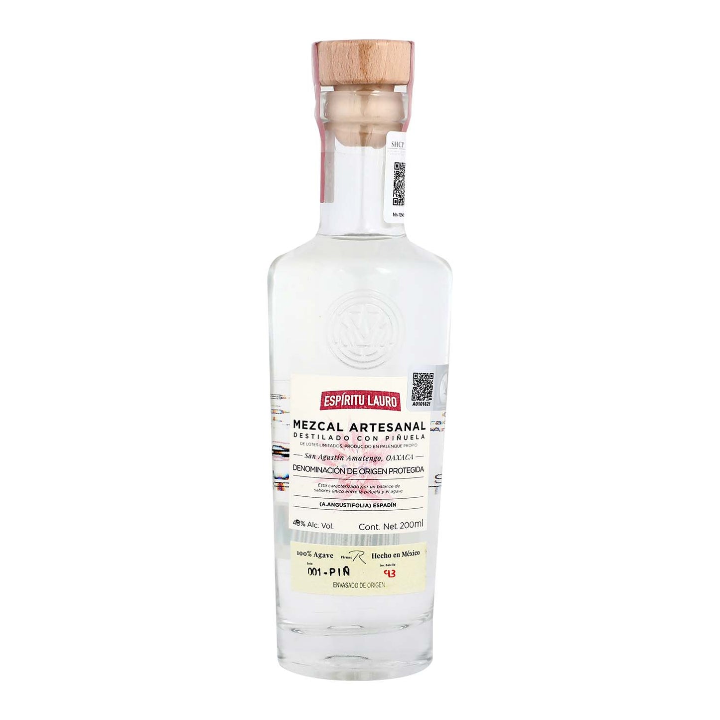 Mezcal - Espiritu Lauro Silvestre Piñuelas - 200 ml  - México