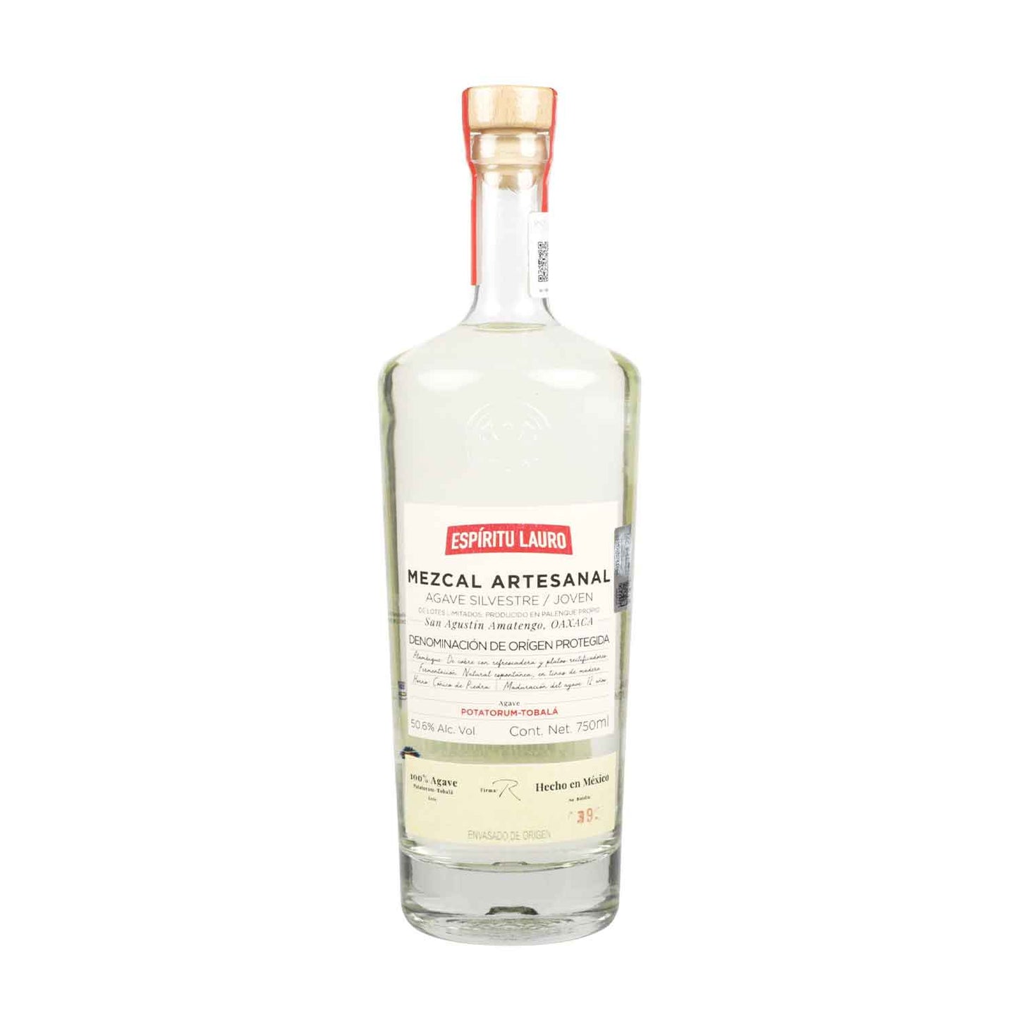 Mezcal - Espiritu Lauro Silvestres, Tobala - 750 ml - México. Oaxaca