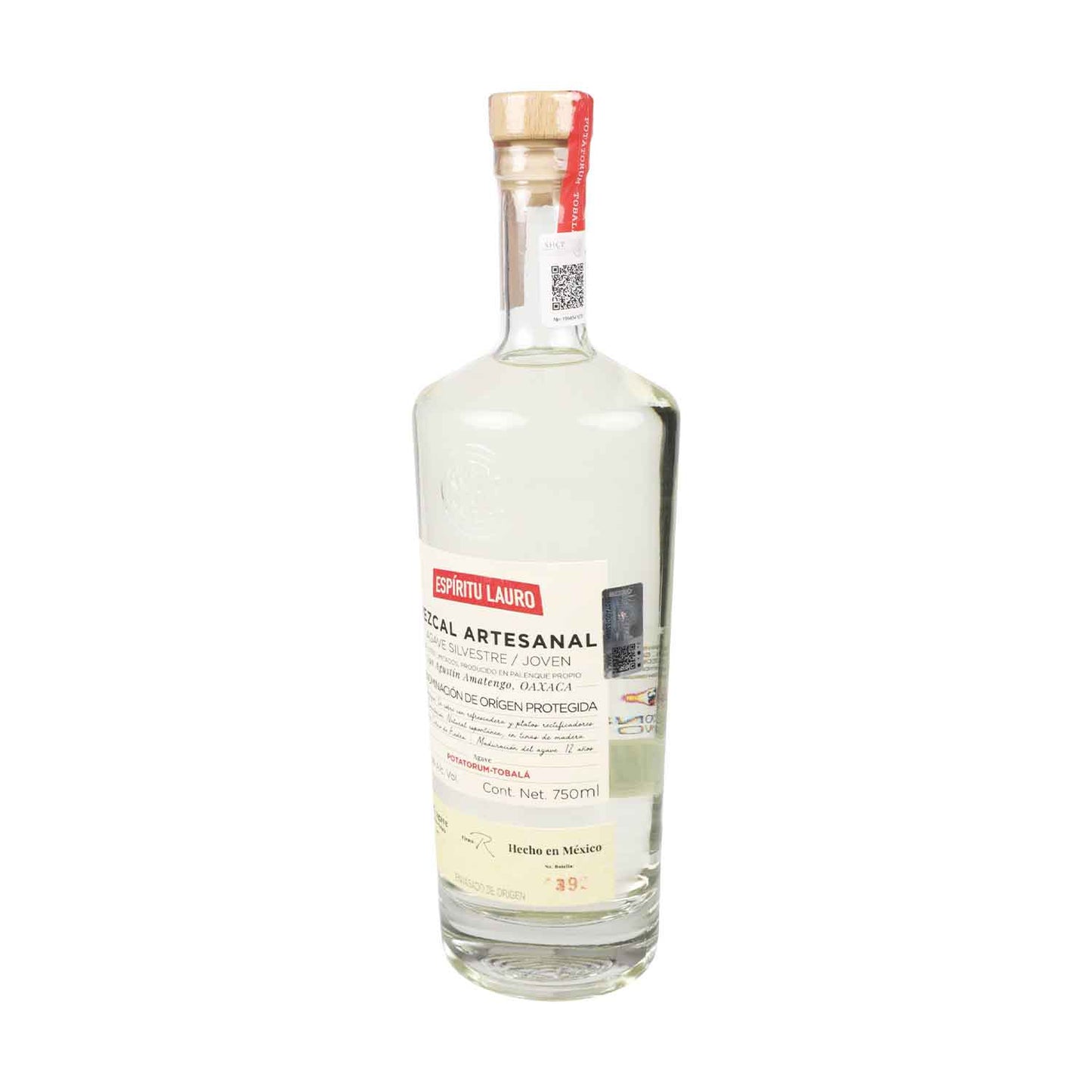 Mezcal - Espiritu Lauro Silvestres, Tobala - 750 ml - México. Oaxaca