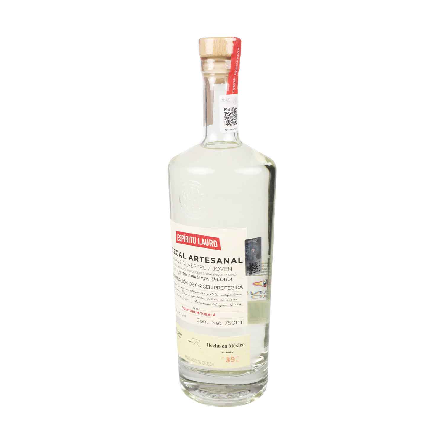 Mezcal - Espiritu Lauro Silvestres, Tobala - 750 ml