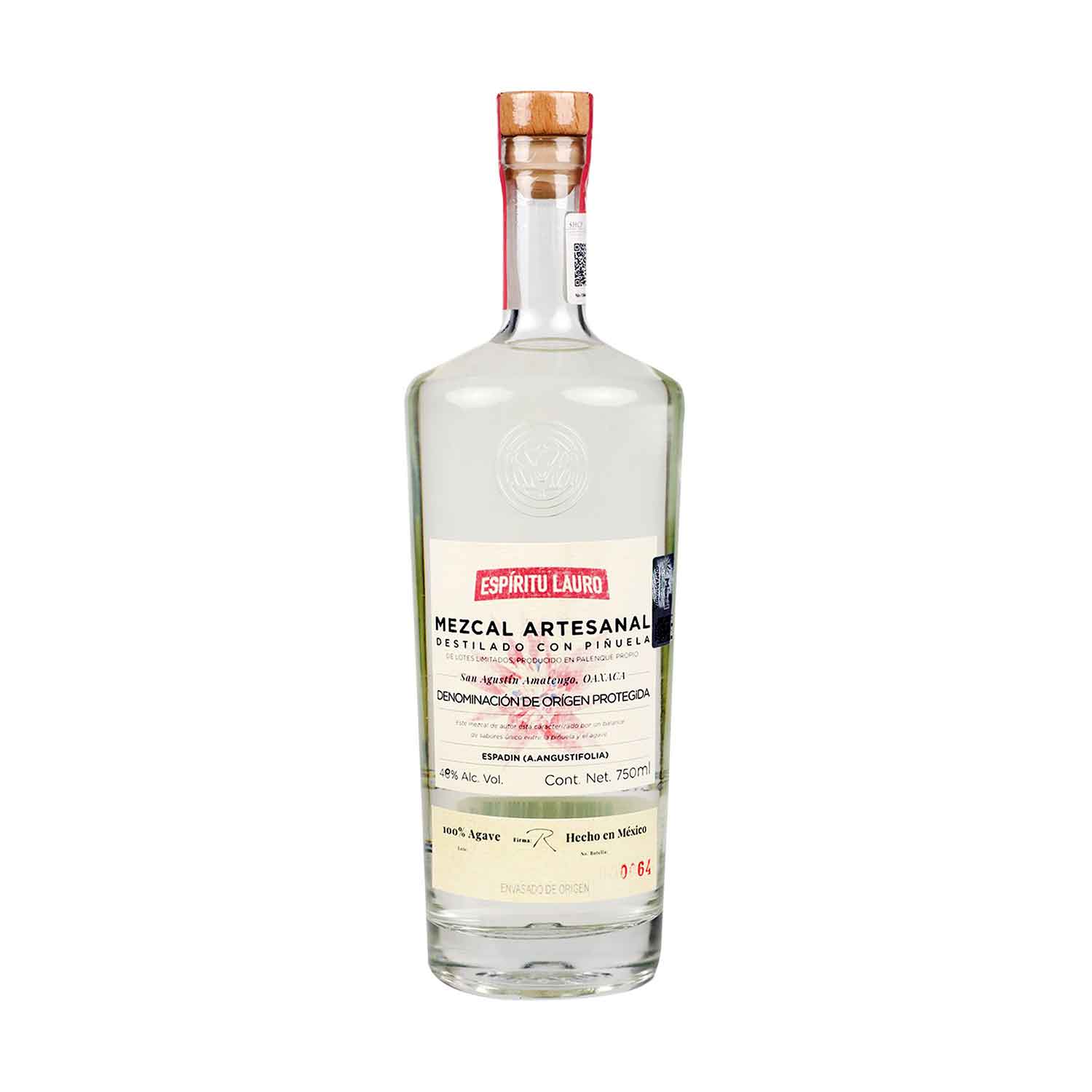 Mezcal - Espiritu Lauro Silvestre, Piñuelas - 750 ml