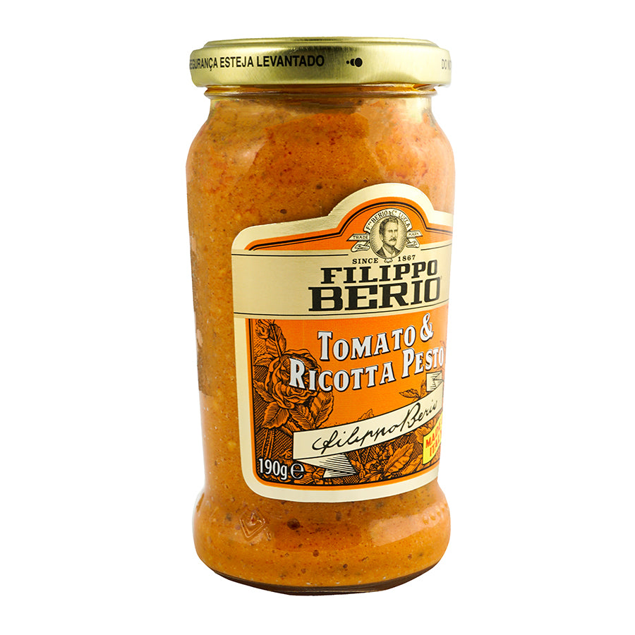 Salsa Pesto - Filippo Berio Tomate y Ricota - 190 gr - Italia