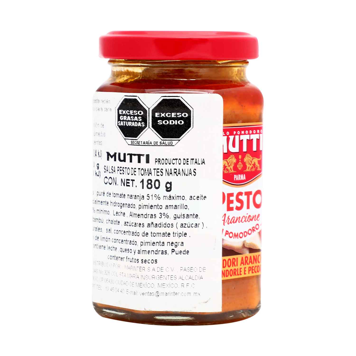 Salsa - Pesto Mutti Naranja - 180 g