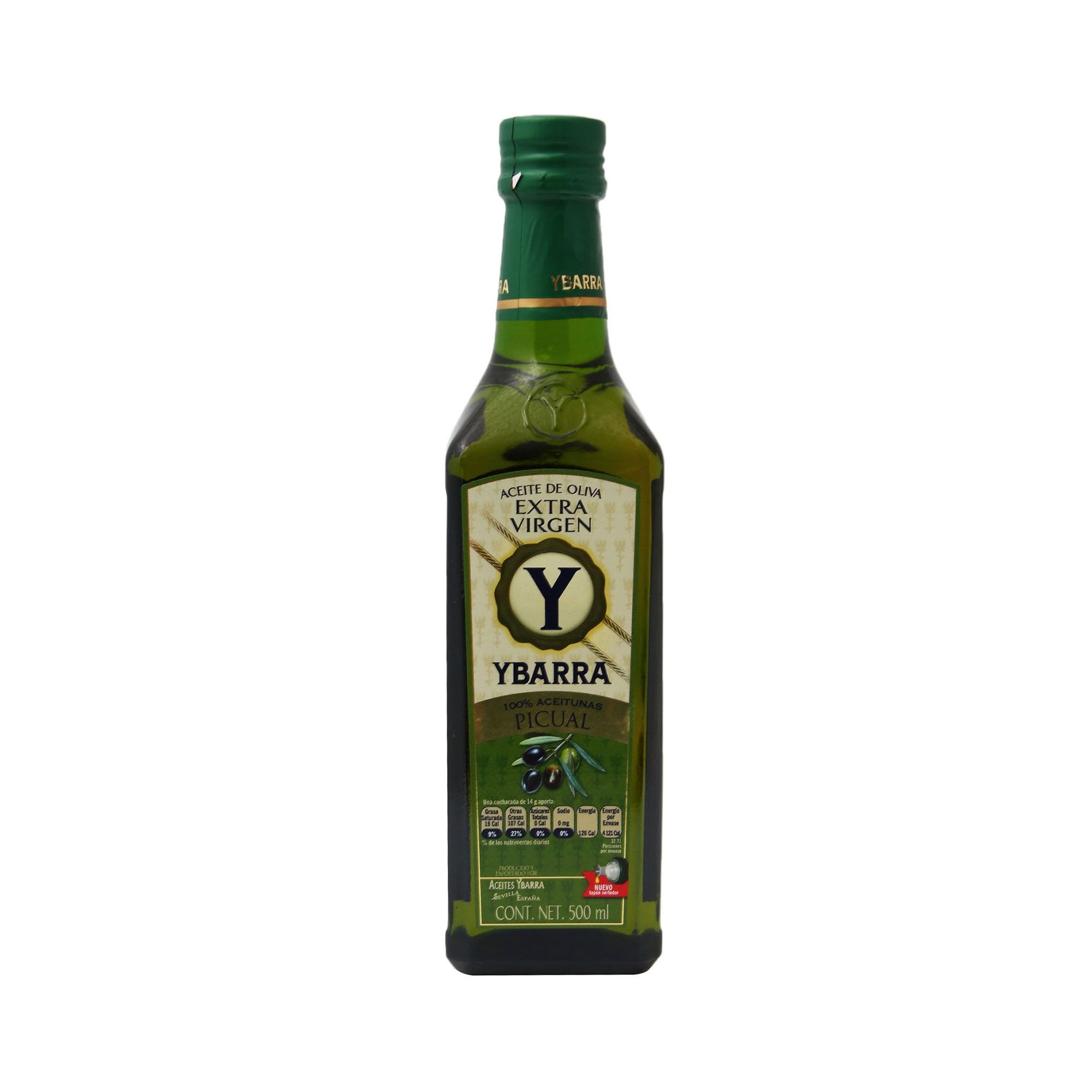 Aceite de Oliva - YBarra Extra Virgen Picual - 500 ml