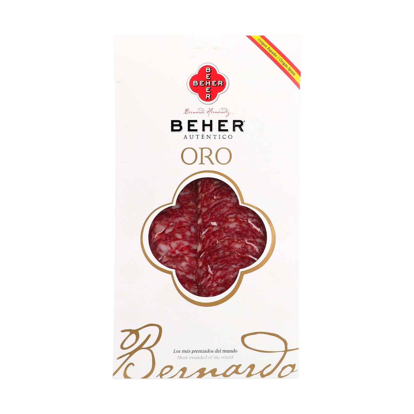 Sobre de Salchichón 100% Ibérico BEHER de 100g - España