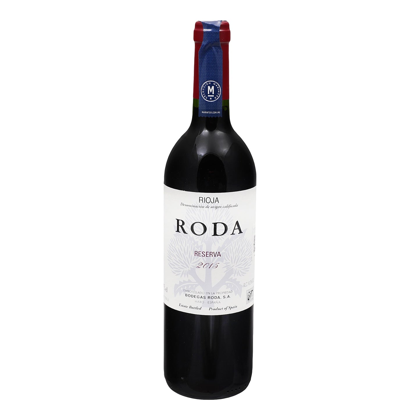 Vino Tinto - Roda Reserva 2015 de 750 ml - España