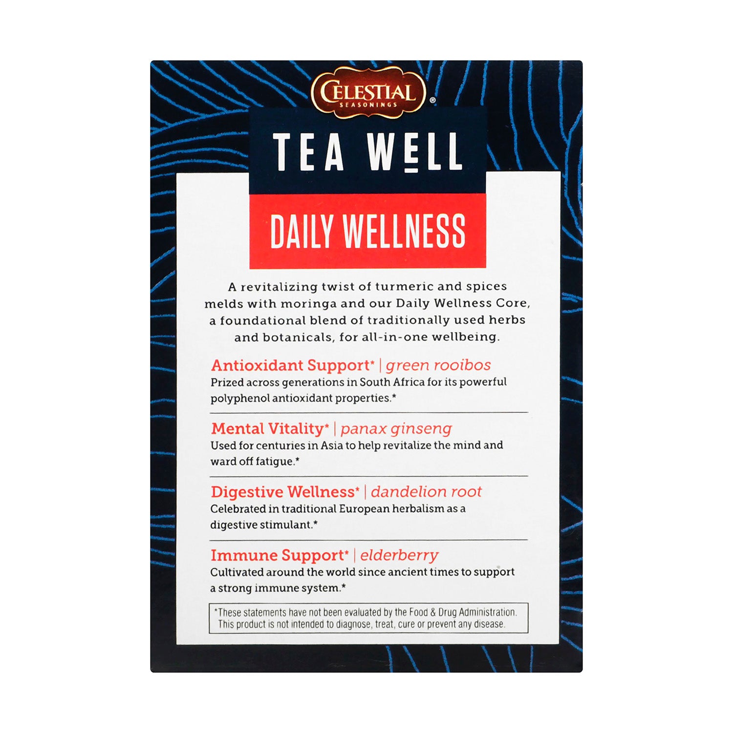 Te Celestial - Tea Well Organico Curcuma (12 sobres) - 25g