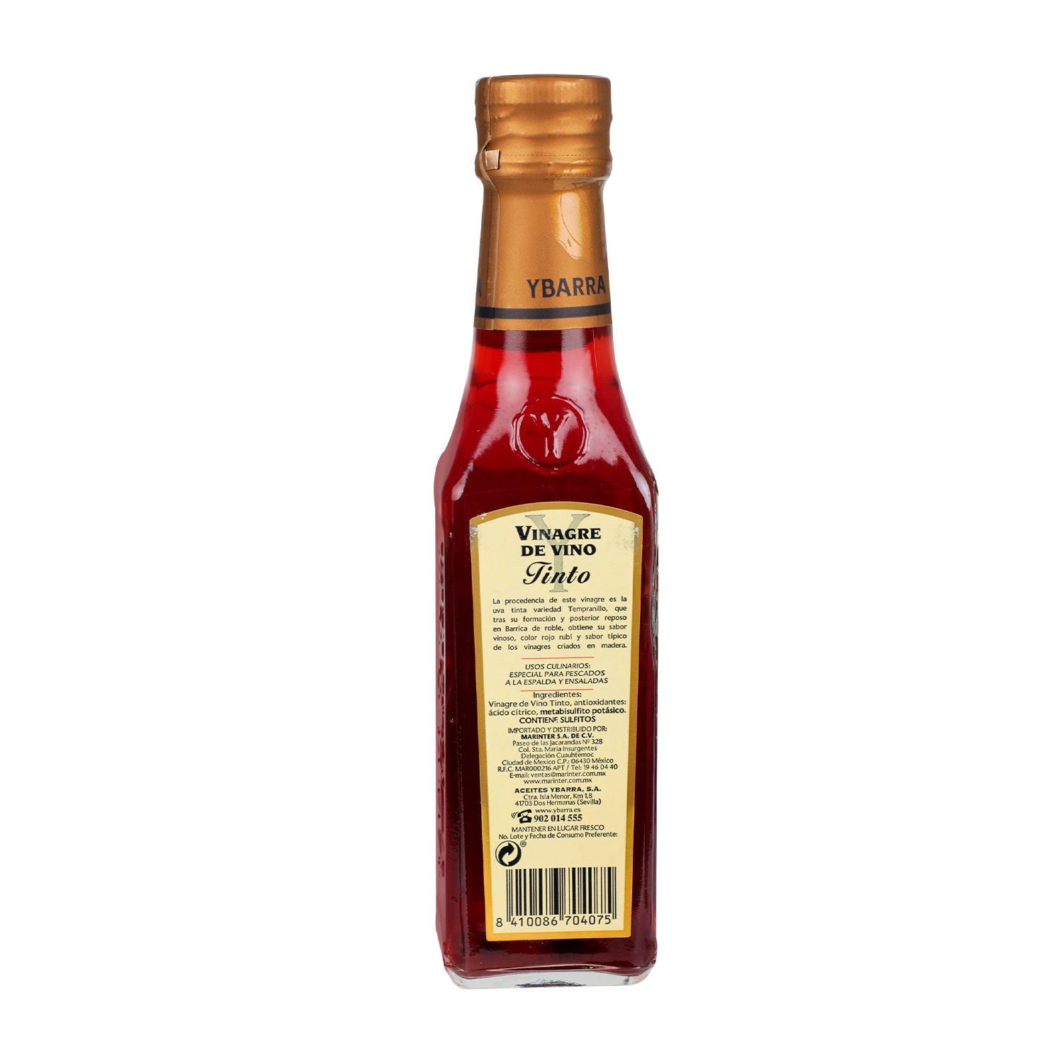 Vinagre -  Ybarra de Vino Tinto - 250 ml