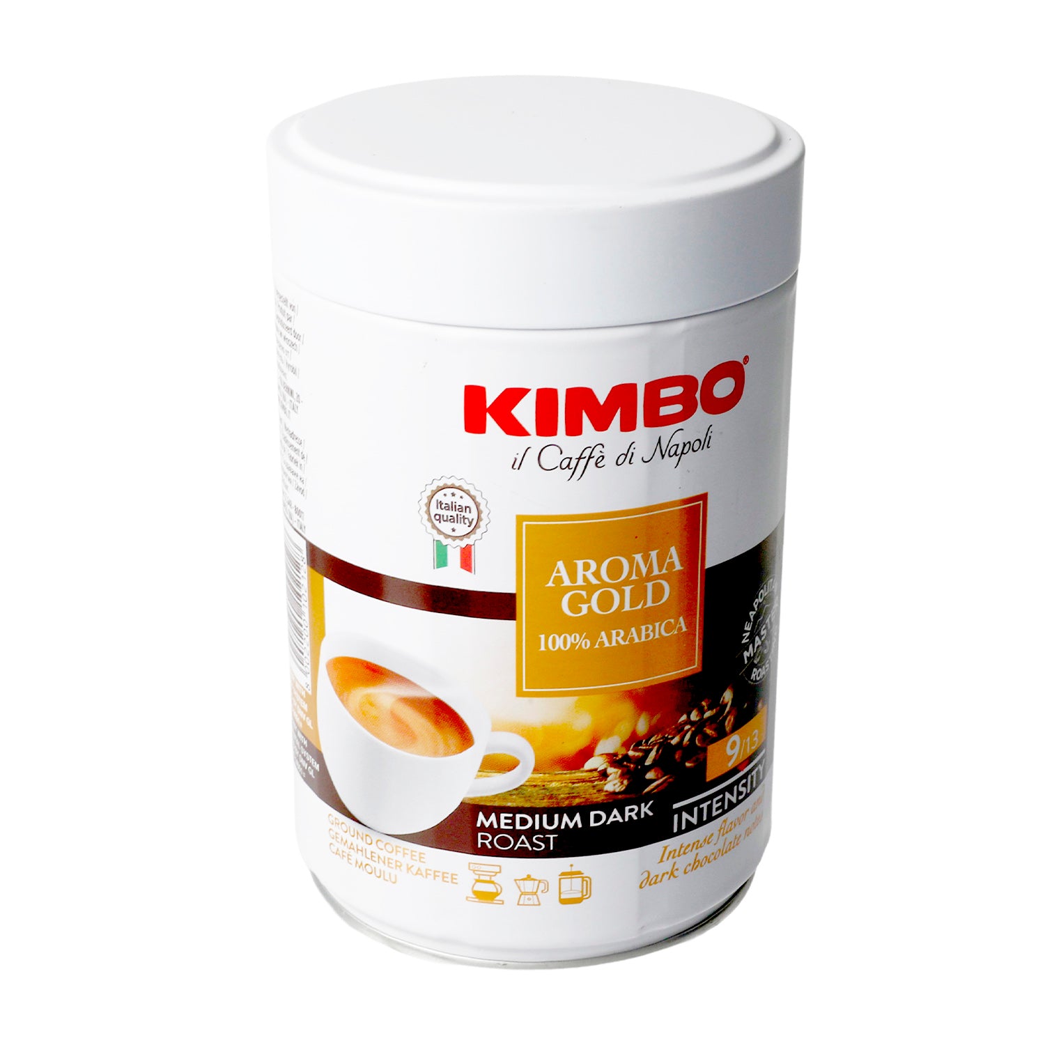 Café Kimbo Tostado y Molido Aroma Oro Lata de 250 g - Italia
