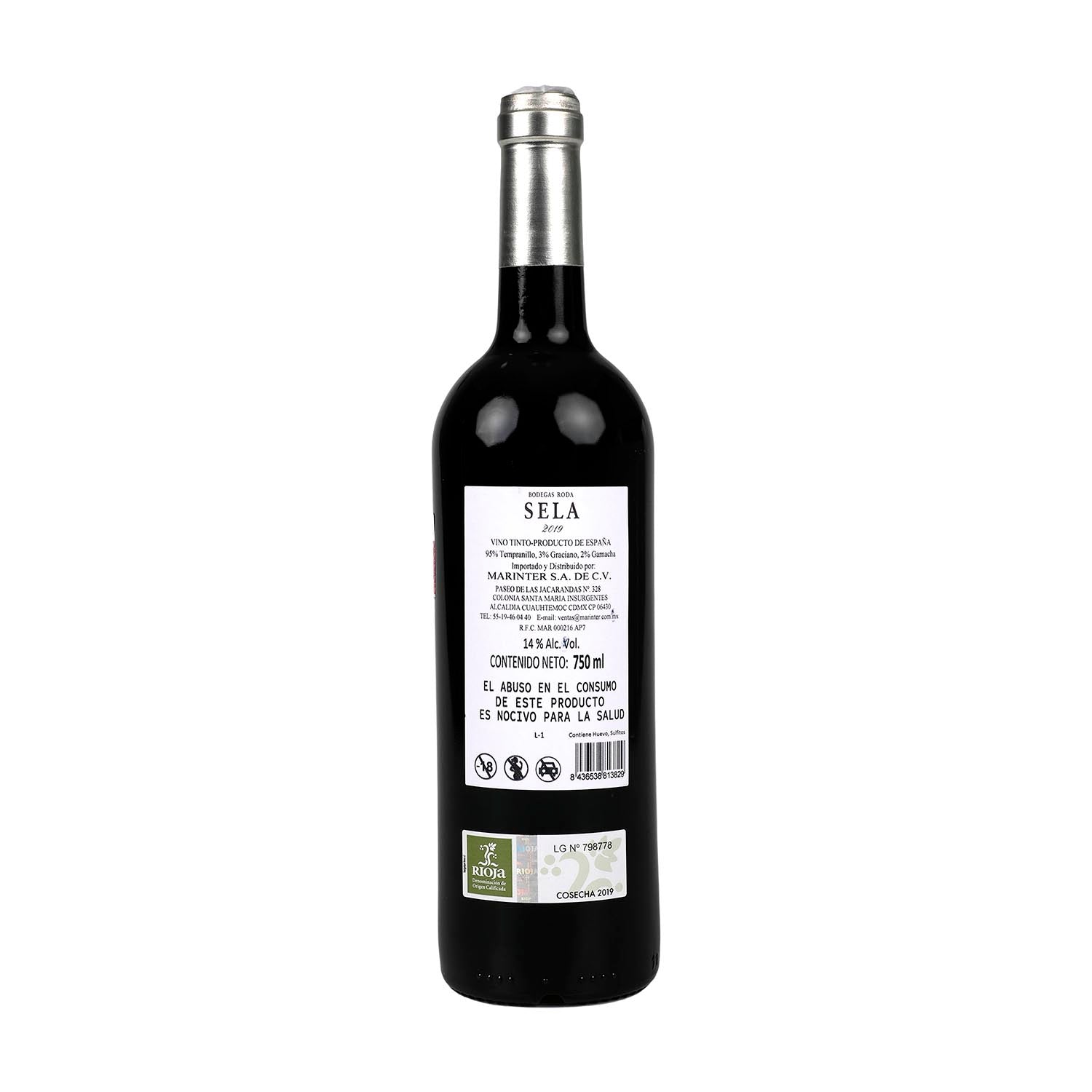 Vino Tinto - Bodegas Roda Sela 2019 - 750 ml